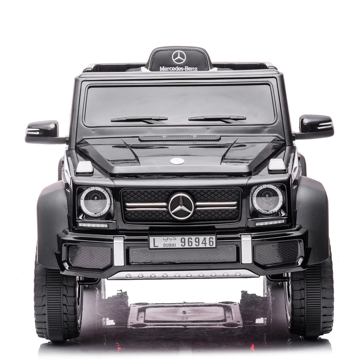 Spoway 24V Benz Ride-on Truck, Kids Ride on Cars with Remote , 6 Wheel,3 mph - Womvr