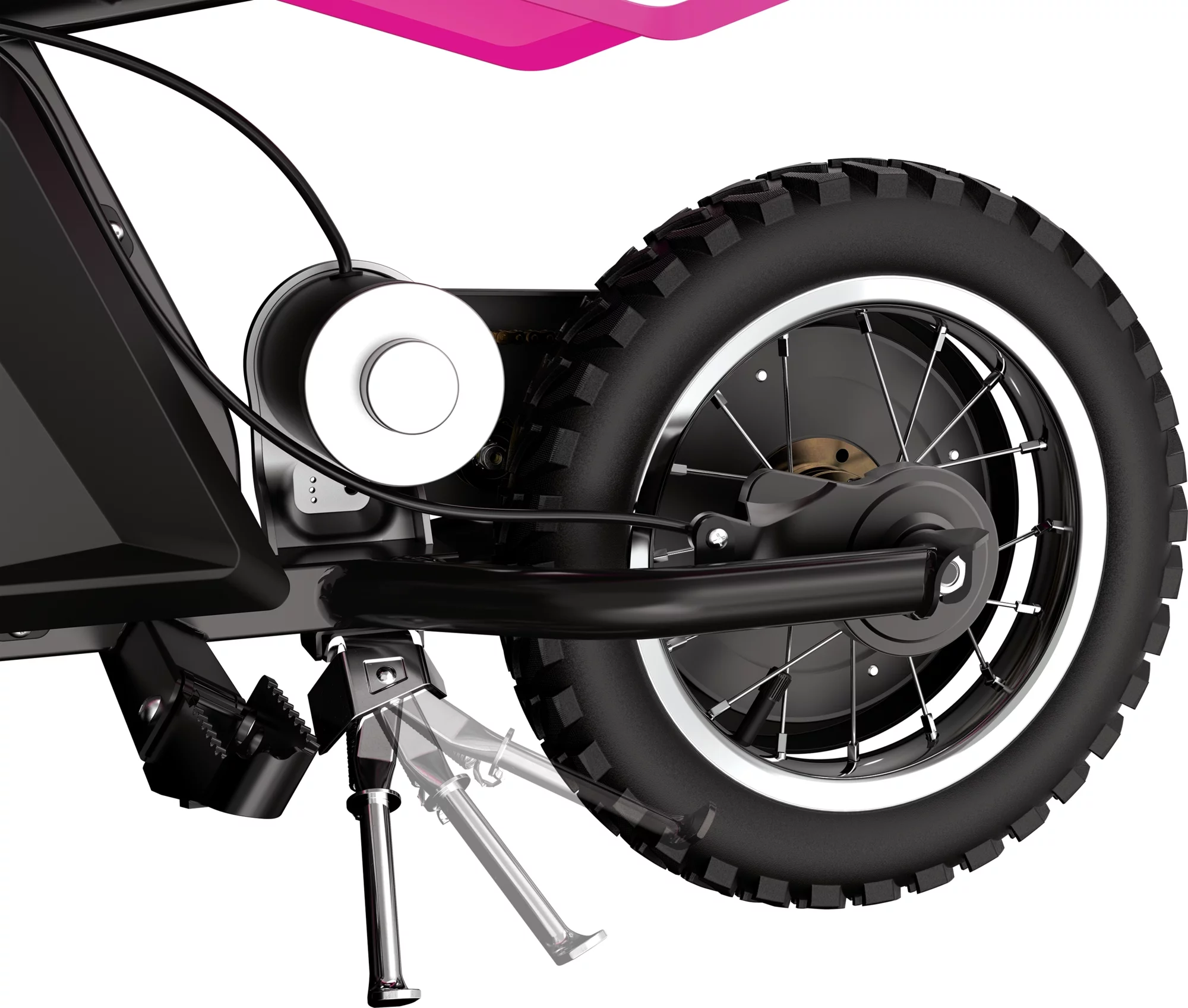 Razor Miniature Dirt Rocket MX125 Electric-Powered Dirt Bike - Black with Decal Included, Recommended For Kids 7+ Between 40 and 80 lbs - Womvr