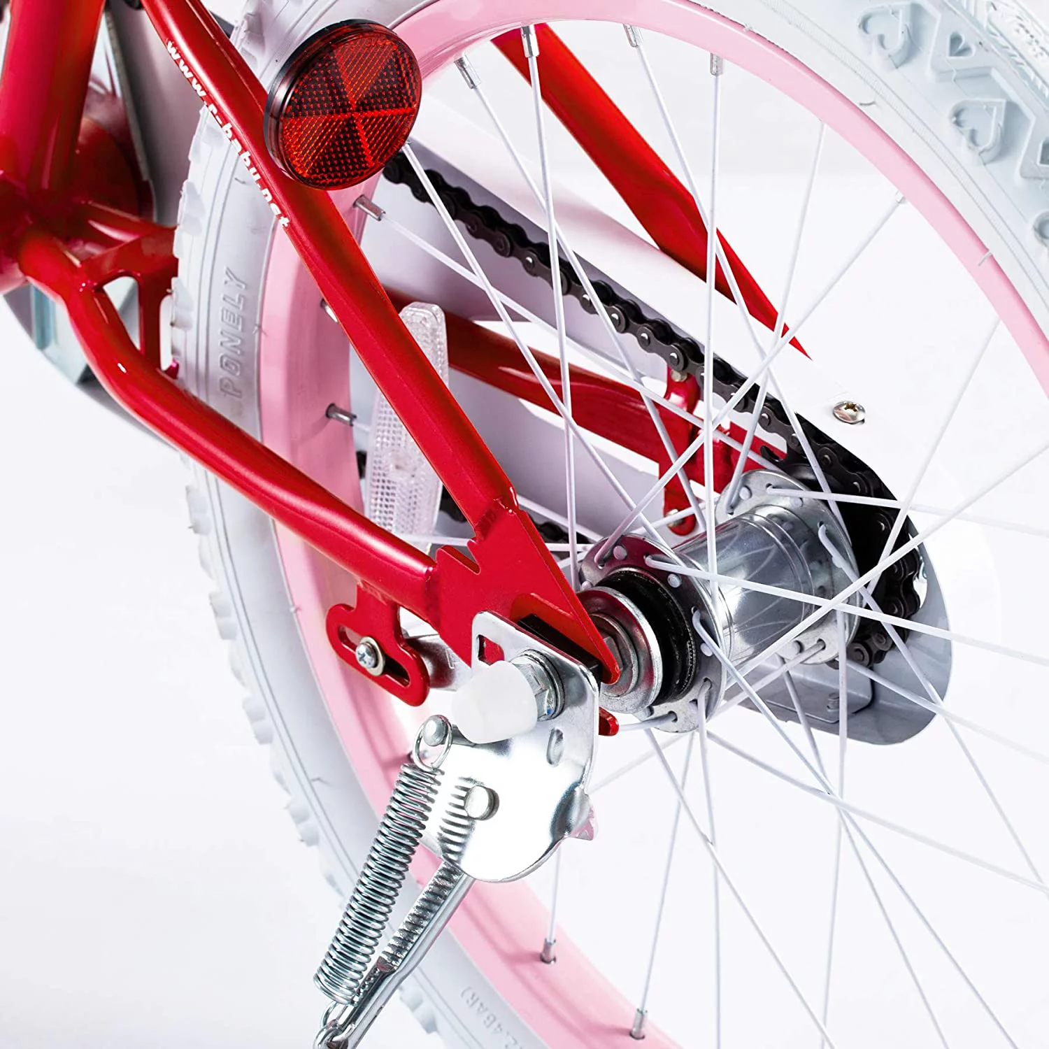 Royalbaby Girls Kids Bike Stargirl 18 In. Bicycle Basket Kickstand Blue Child's Cycle - Womvr