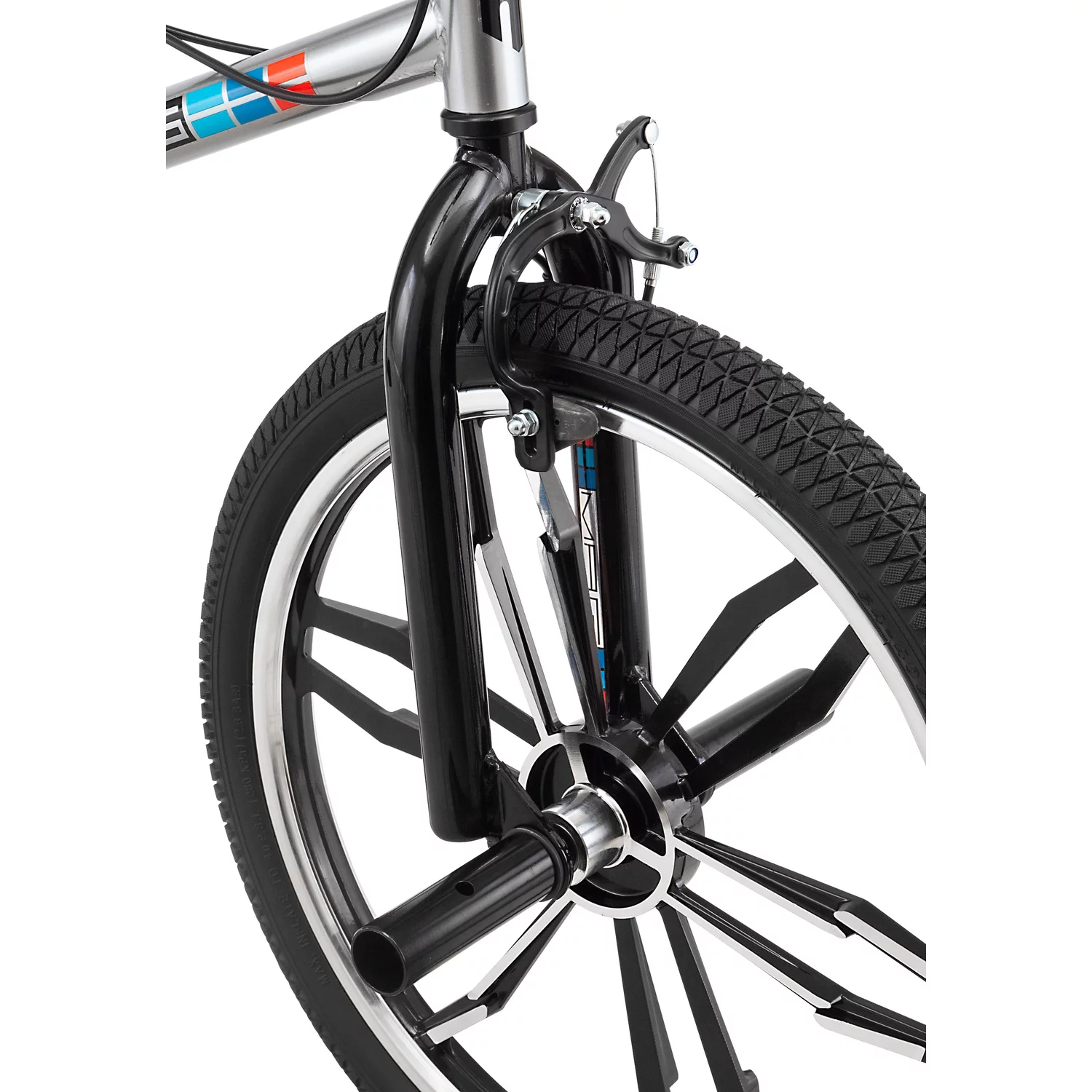 Mongoose Mongoose Grid Mag BMX Freestyle Bike, 20-Inch Wheels, Single Speed, Silver - Womvr
