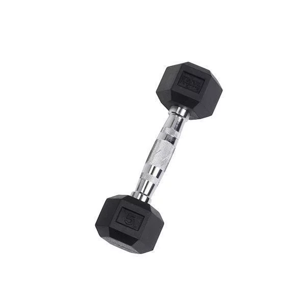 YORK Rubber Hex Dumbbell (2.5-30 lb.) - Womvr