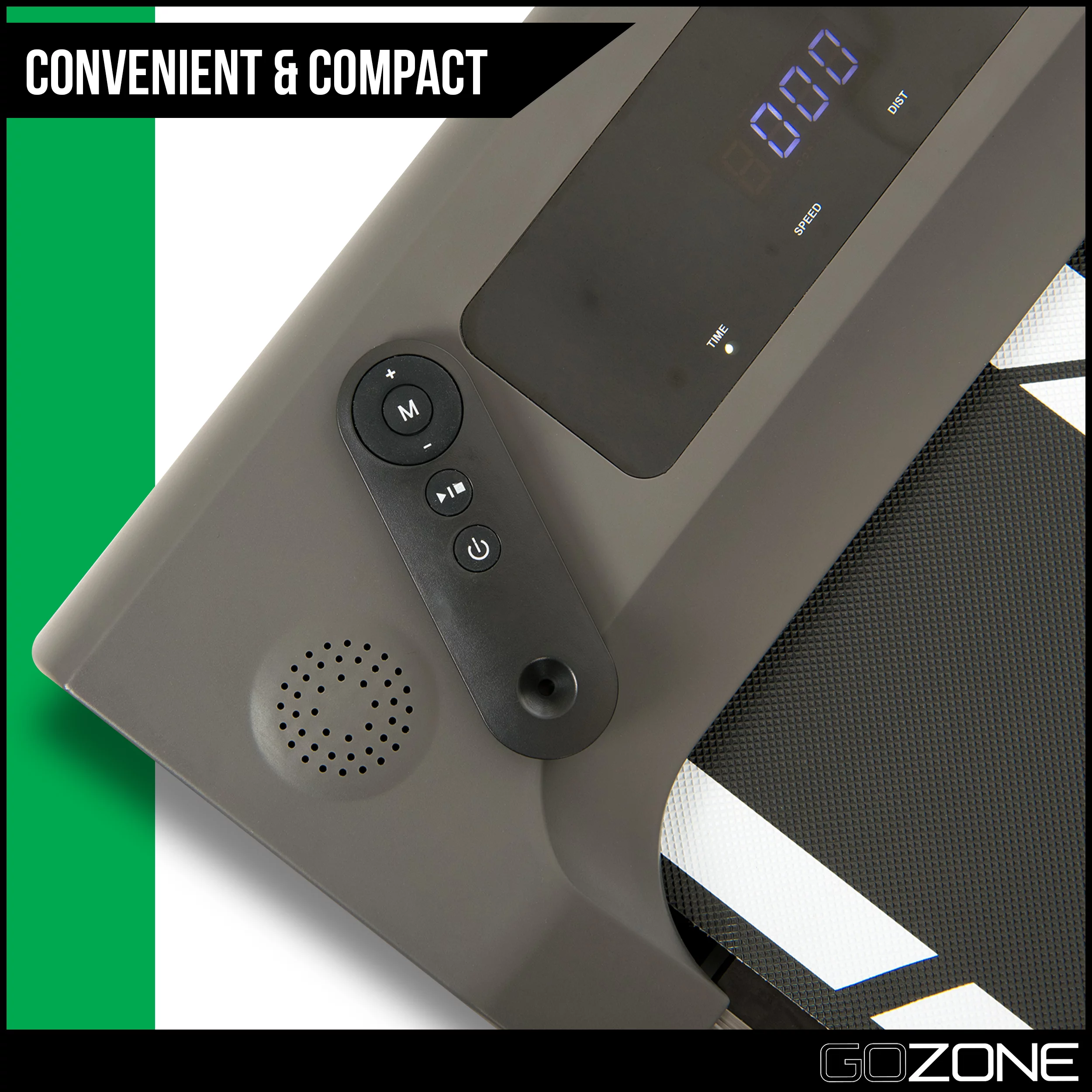 Gozone Under Desk Exercise Treadmill with Remote, Walking Pad for Home and Office, Adjustable Speeds, White and Black - Womvr