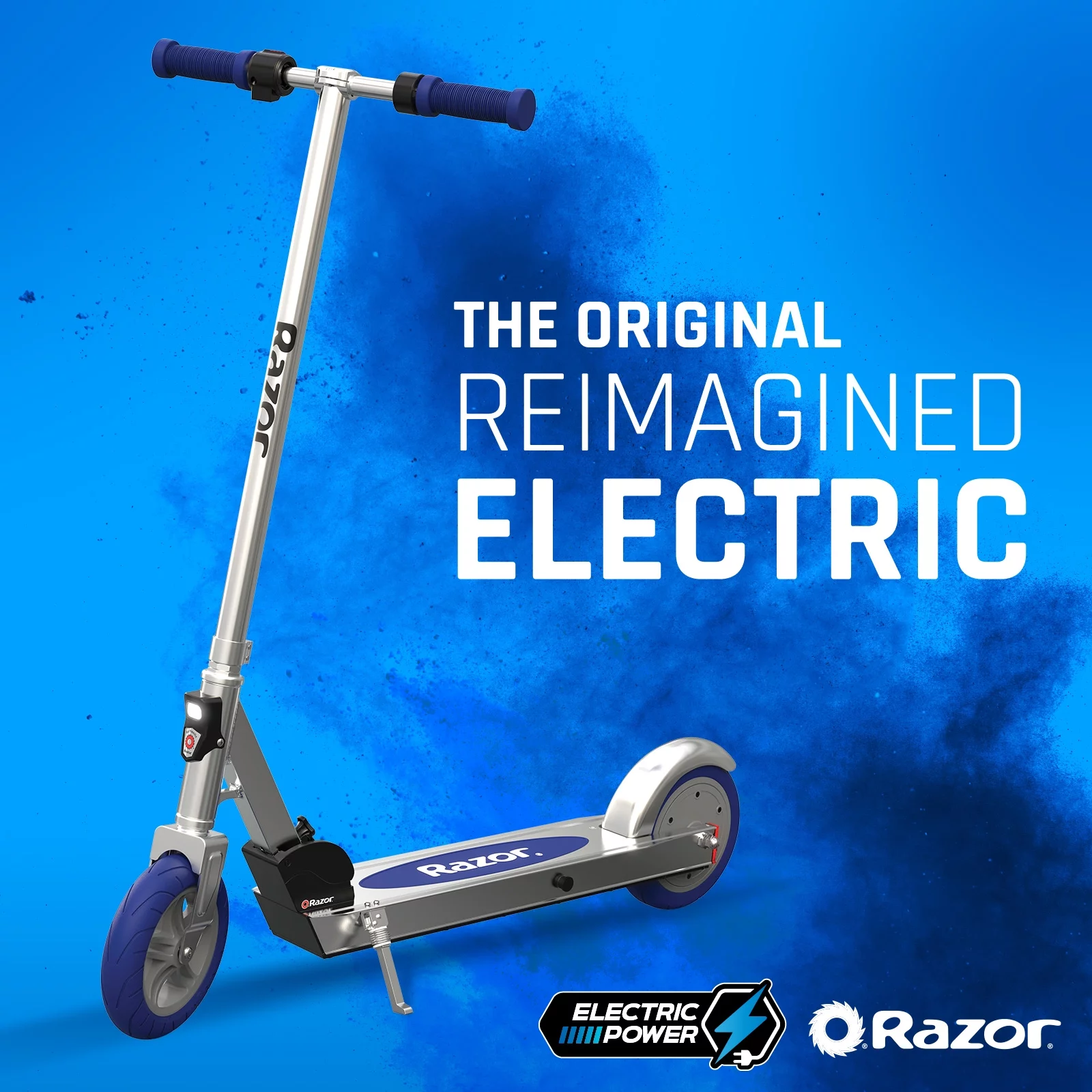 Razor Icon Electric Scooter – Black, up to 18 mph & 18 Miles Range, Foldable Adult Electric Scooter - Womvr