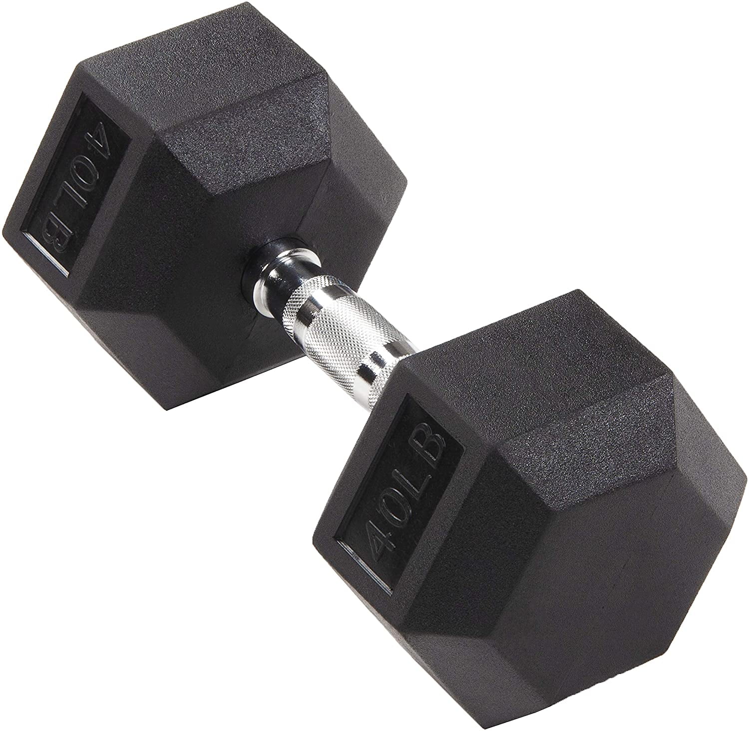 BalanceFrom Rubber Encased Hex Dumbbells, 20 Lbs. Pair - Womvr