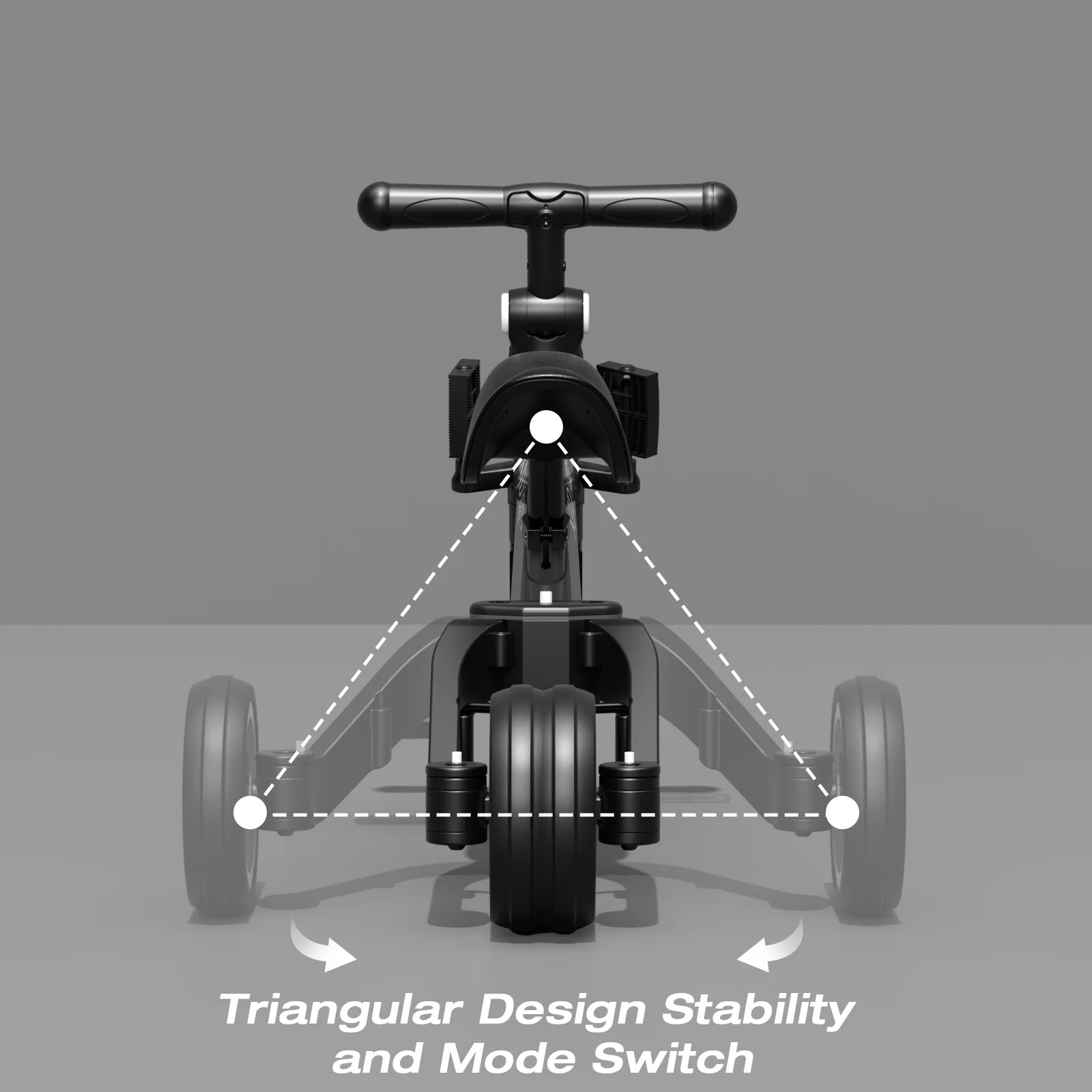 KORIMEFA Toddler Bike with Push Handle, Toddler Tricycle for Age 1 to 3 Years Old Boy Girl, Baby Bike Balance Bike - Womvr