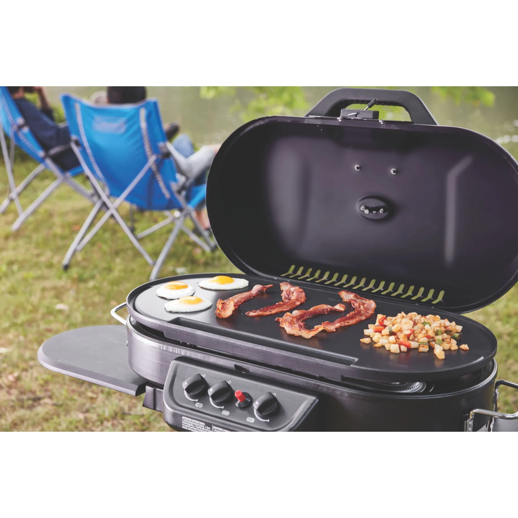 Coleman RoadTrip 285 Standup Propane Gas Grill, Green - Womvr