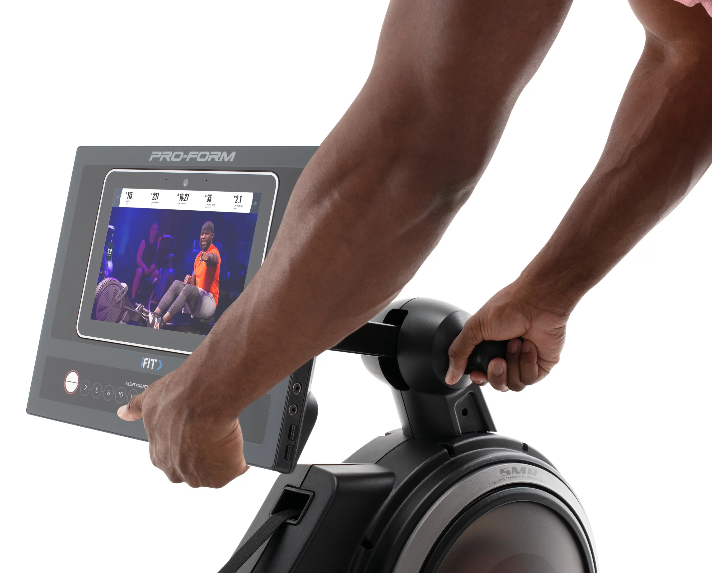 ProForm Pro R10; Rower with 10” Touchscreen and SpaceSaver Design - Womvr