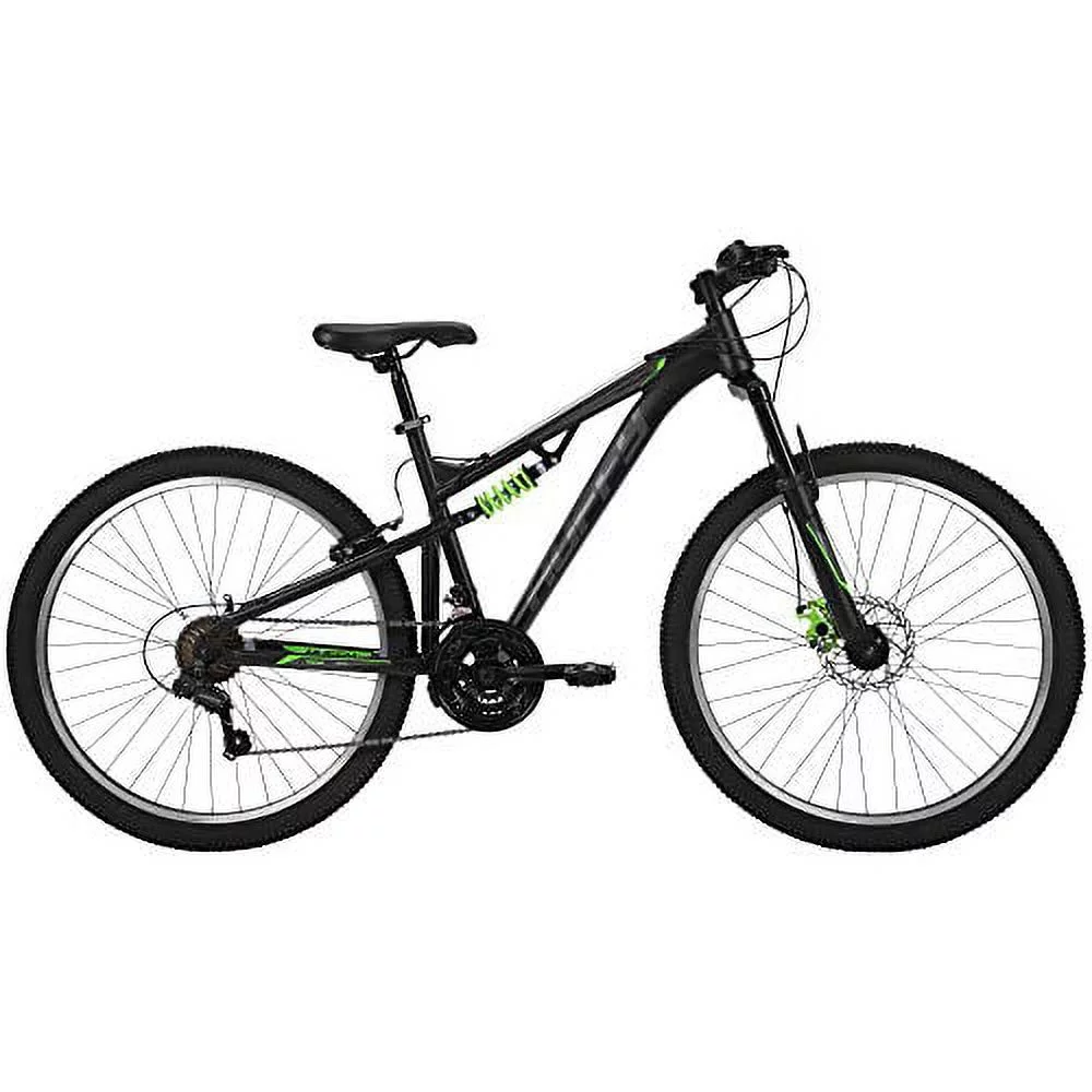 Huffy 26940 26 in. Marker Mens Full Suspension Mountain Bike, Black - Womvr