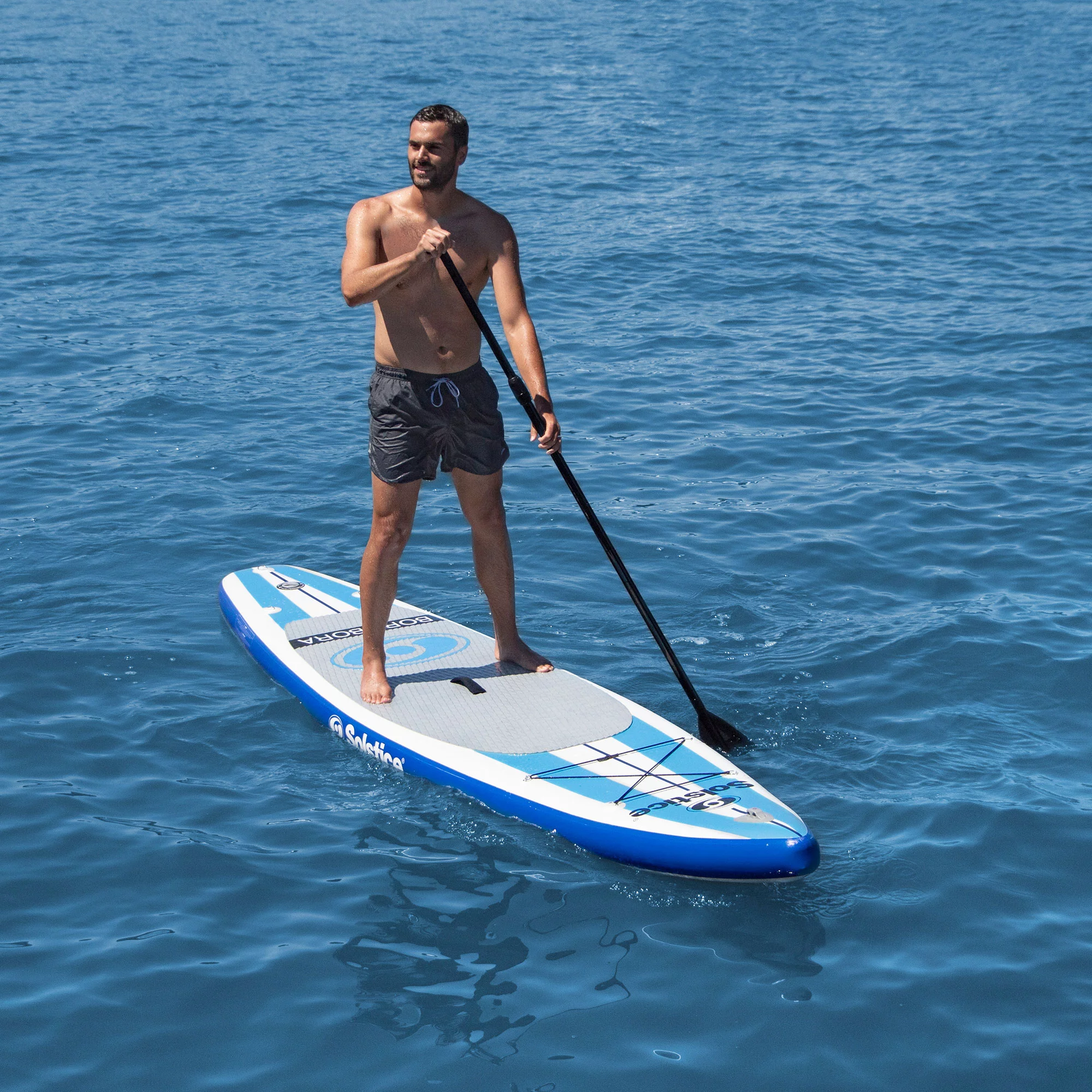 Solstice Watersports Islander Inflatable Stand-Up Paddle Board Kit (11'2 x 31'' x 6'') - Womvr