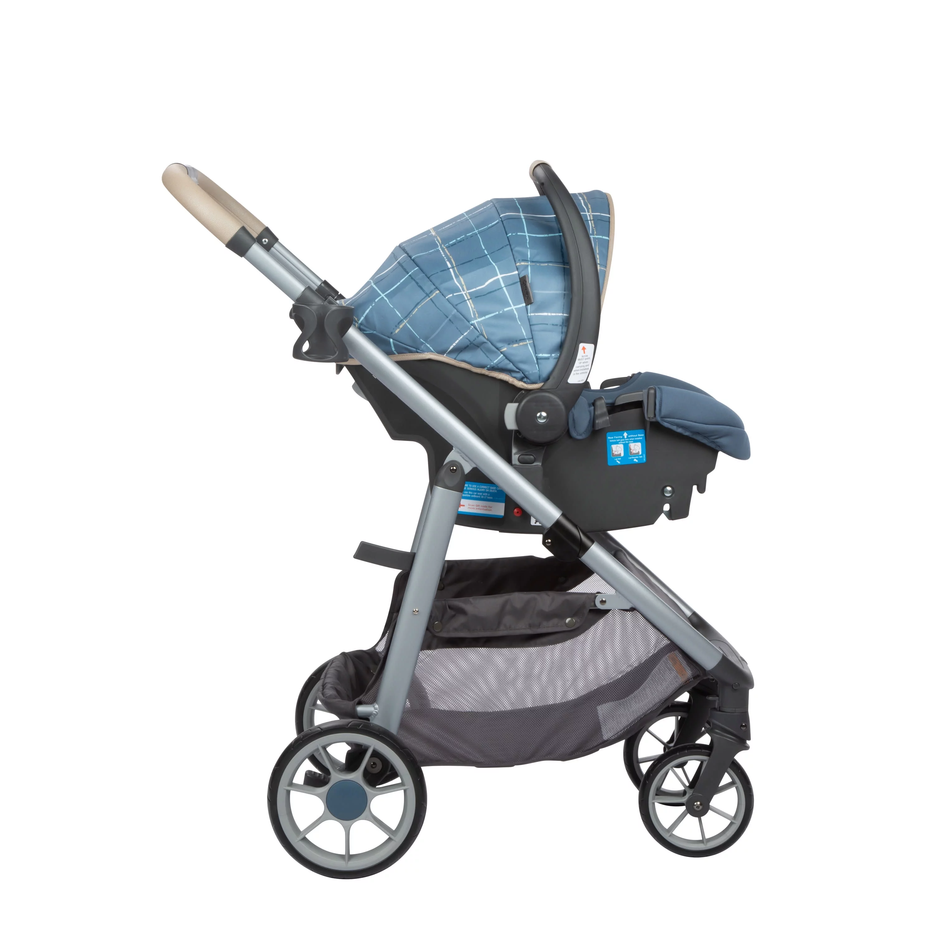 Monbebe 6-in-1 Modular Travel System, Plaid - Womvr