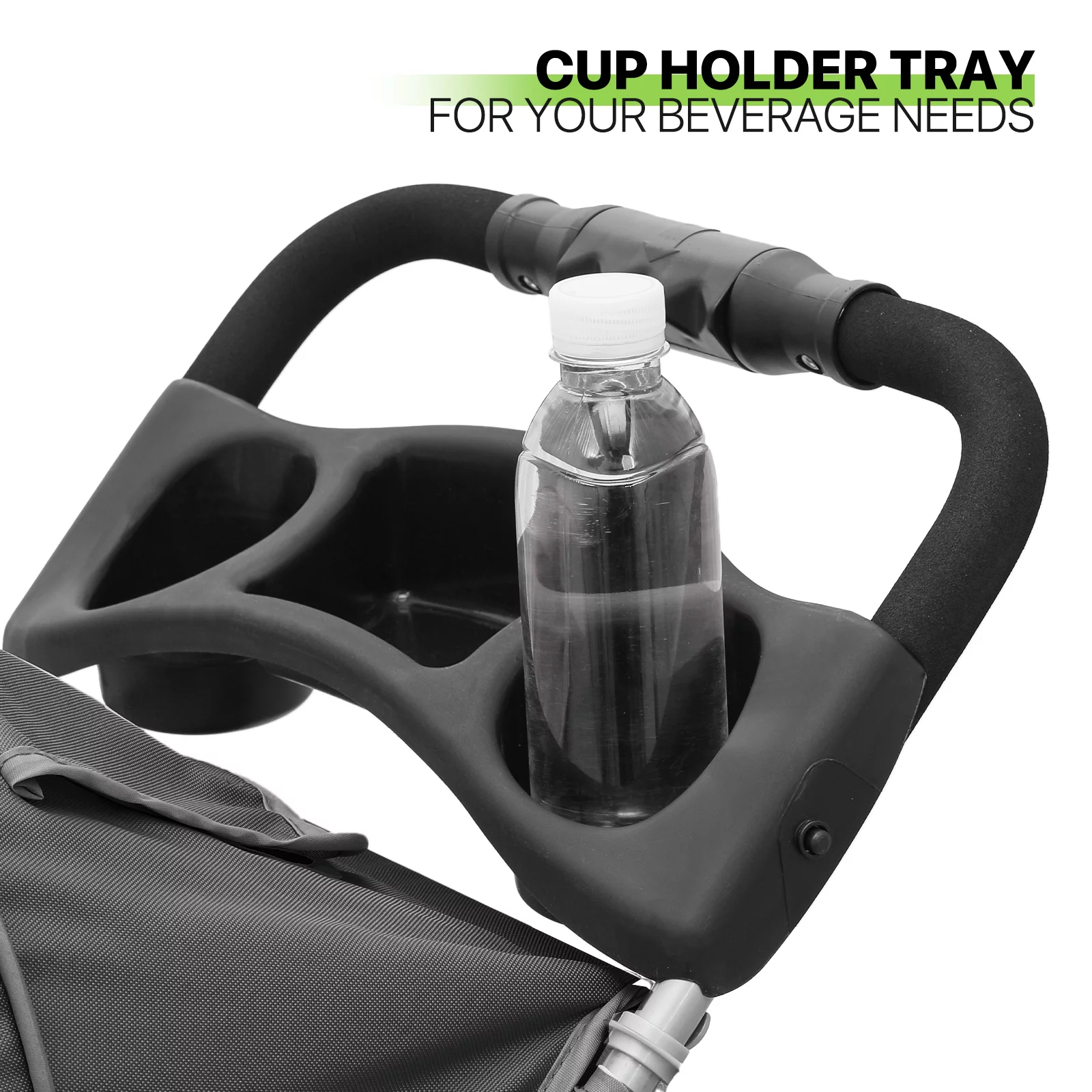 Magshion Foldable Pet Dog Stroller with Wheels, Cat Dog Stroller with Storage Basket and Cup Holder for Small and Medium Cats, Dogs, Puppy, Navy Blue - Womvr