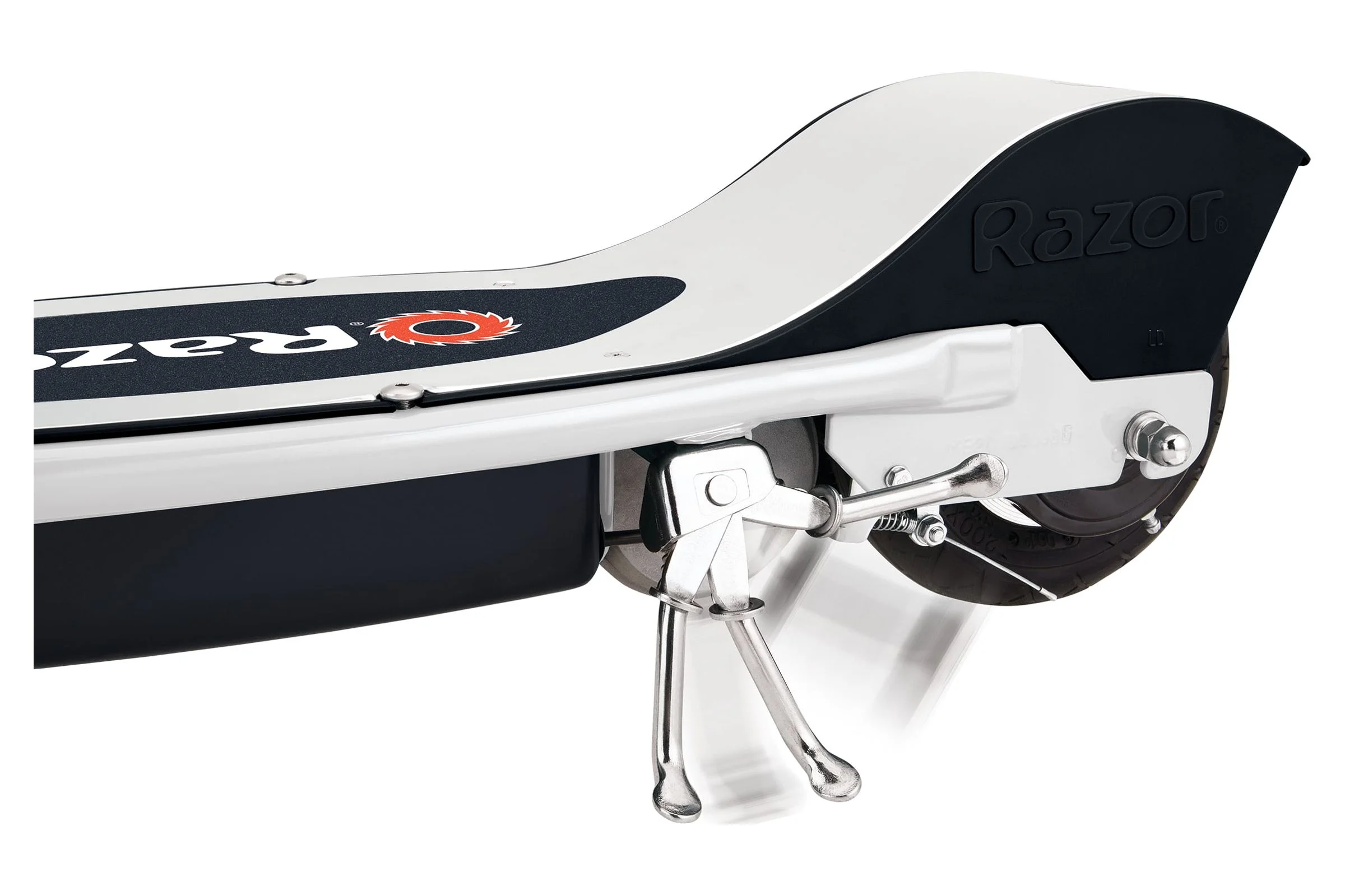 Razor E200 Electric Scooter - White, for Ages 13+ and up to 154 lbs, 8