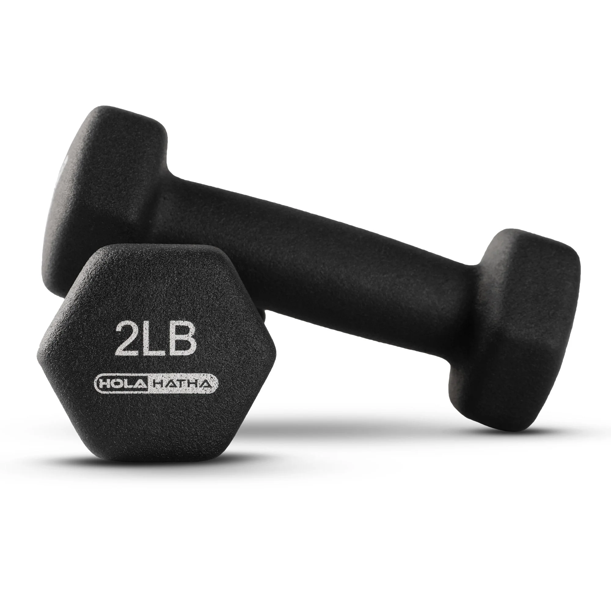 HolaHatha 3, 5, and 8 Pound Dumbbell Hand Weight Set with Storage Rack, Multi - Womvr
