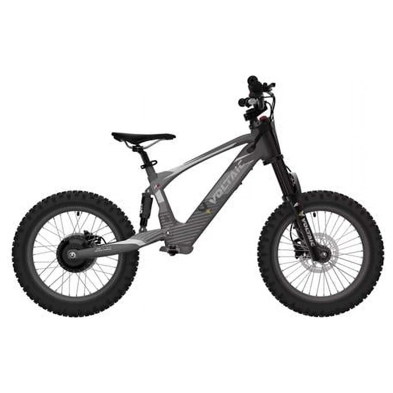 Voltaic  18 in. Flying Fox Youth Electric Dirt Bike, Gray - Womvr