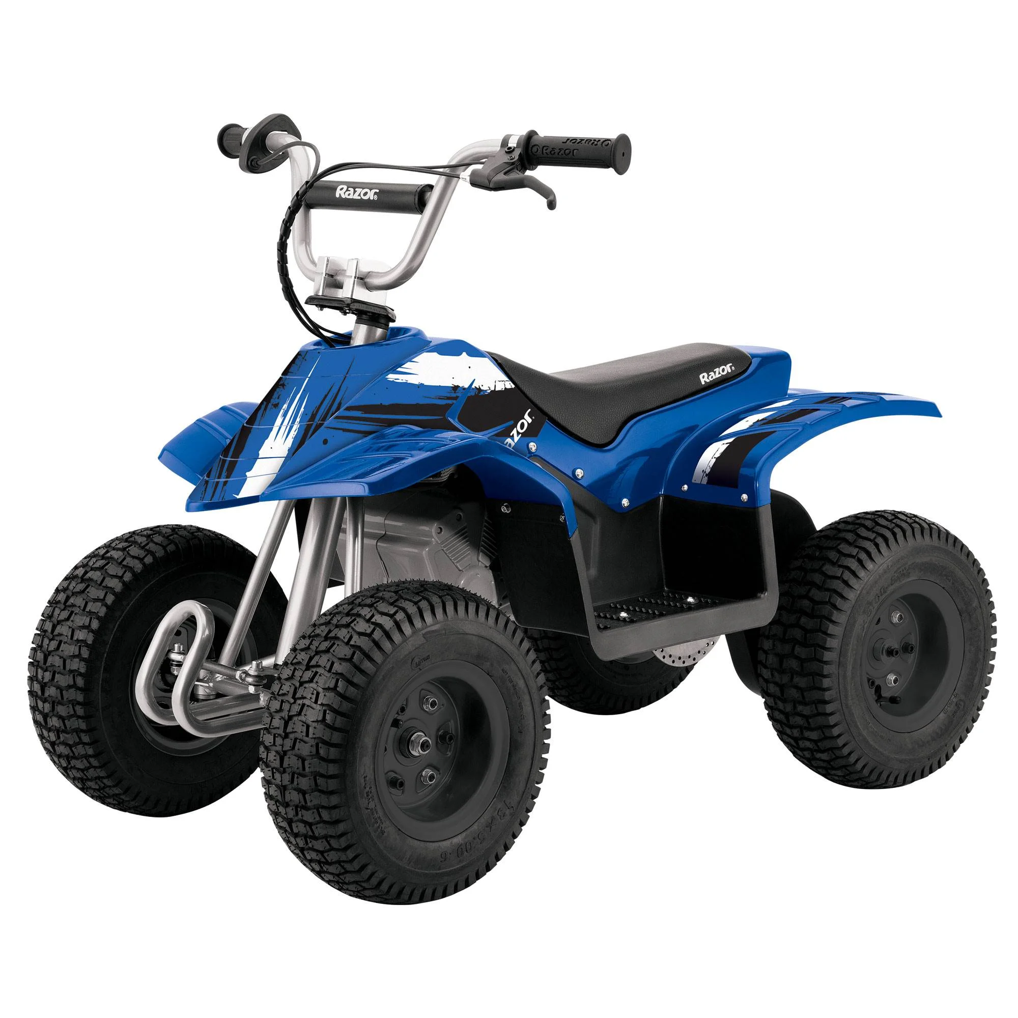 Razor Kids Electric Off Road Mini Dirt Quad Bike 4 Wheeler ATV 24 Volt, Blue - Womvr