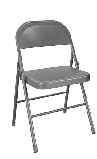 Mainstays Steel Folding Chair In Grey Color - Womvr
