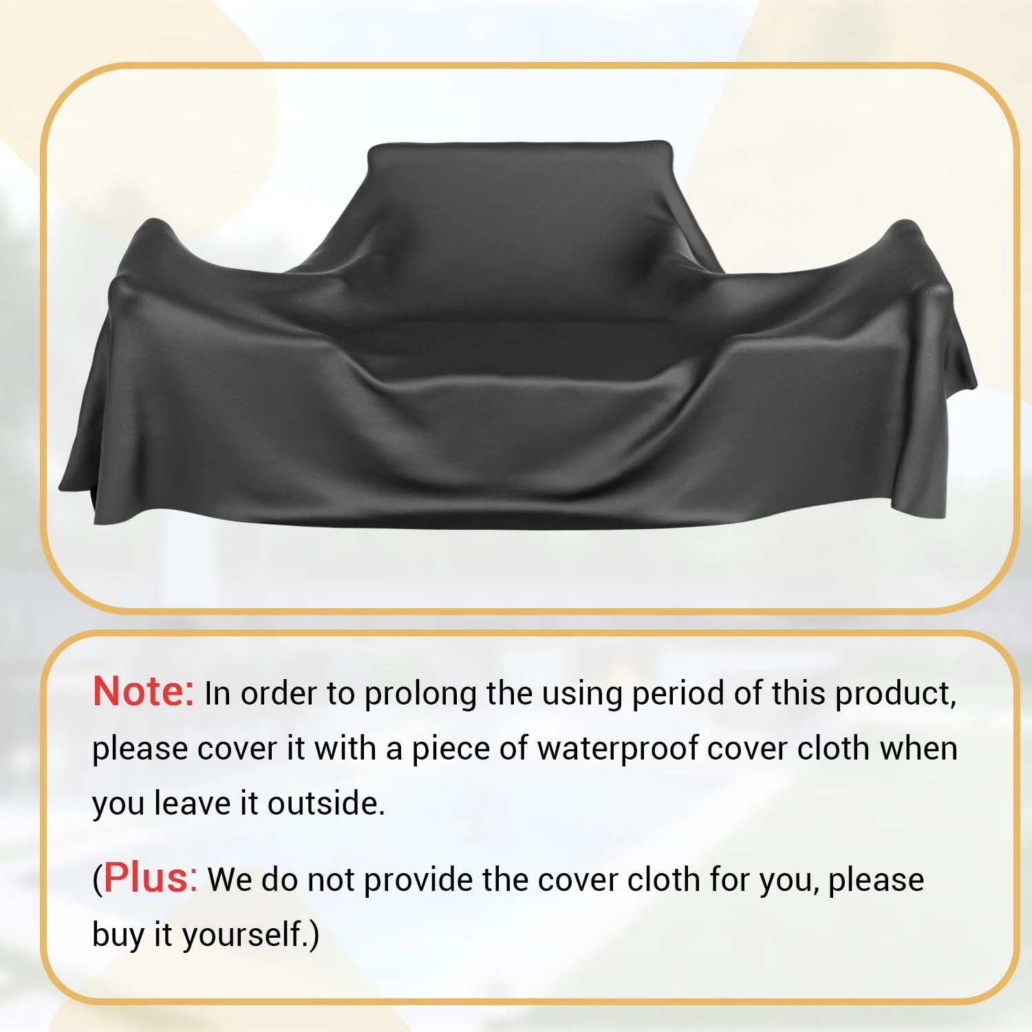 LACOO 4 Pieces Outdoor Furniture Set Patio Textilene Steel Conversation Set with Loveseat Tea Table for Lawn and Balcony, Black - Womvr
