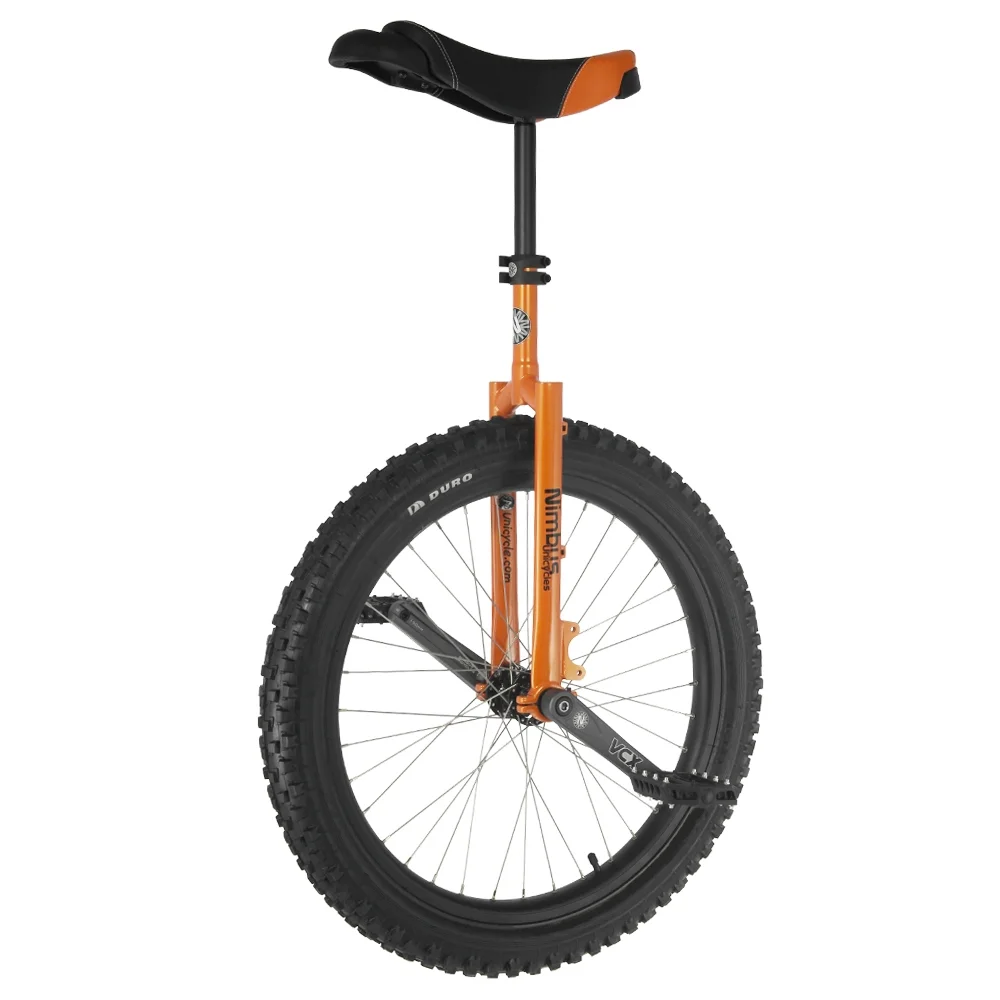 Nimbus 24 Inch Mountain Unicycle with ISIS Hub - Orange - Womvr