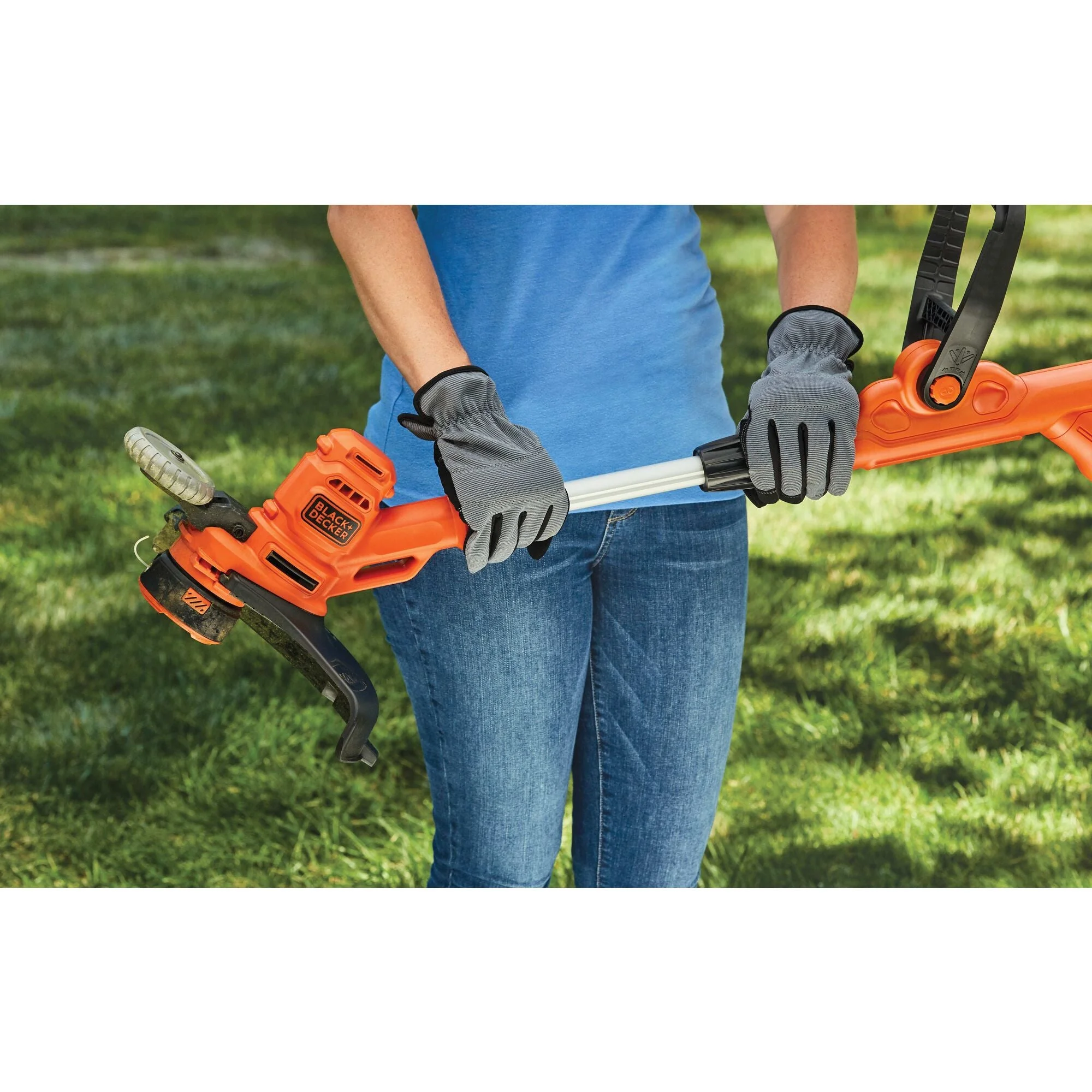 BLACK+DECKER String Trimmer With Auto Feed, Electric, 6.5-Amp, 14-Inch, (BESTA510) - Womvr