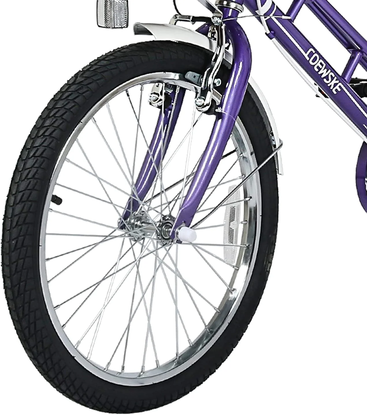 Coewske Kids Bike 20 inch Boys Girls Bicycle with Hand Brake and Kickstand, Pink - Womvr