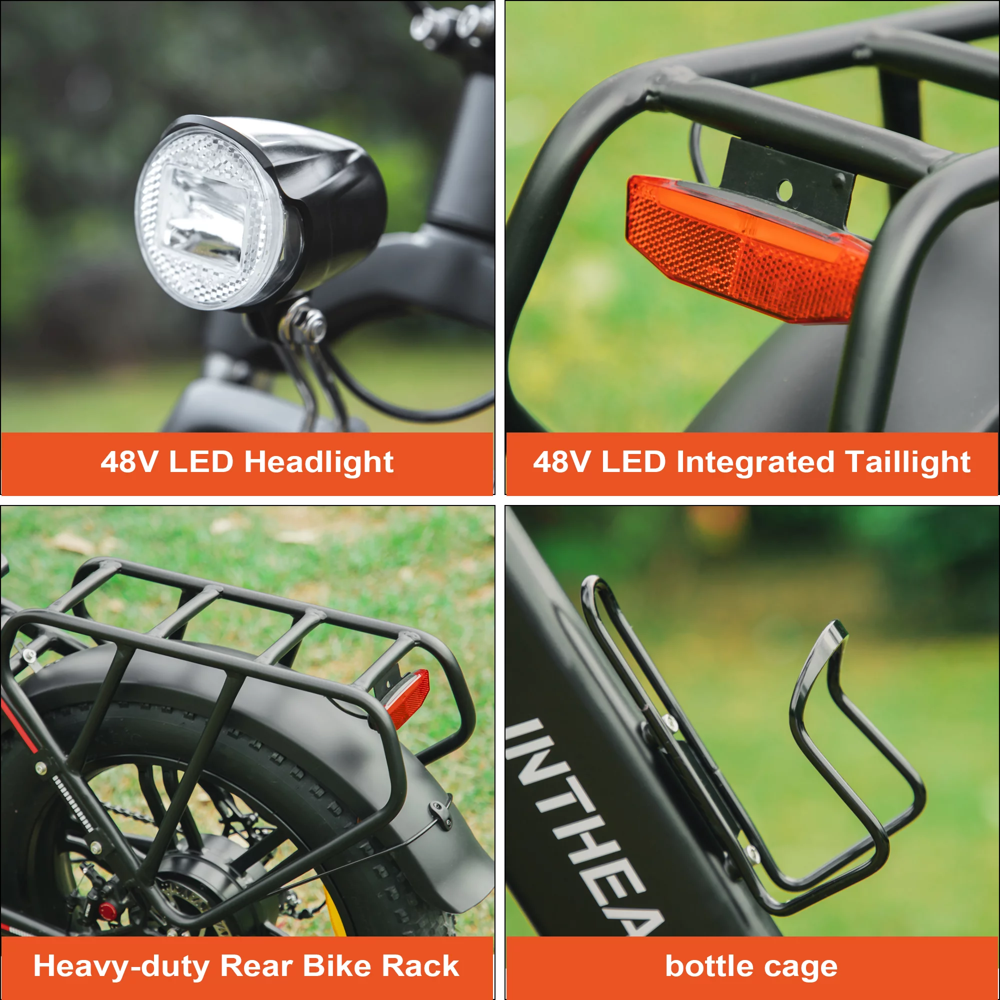 INTHEAIR Ranger Electric Bike, Adults Foldable Ebike for Adults 20