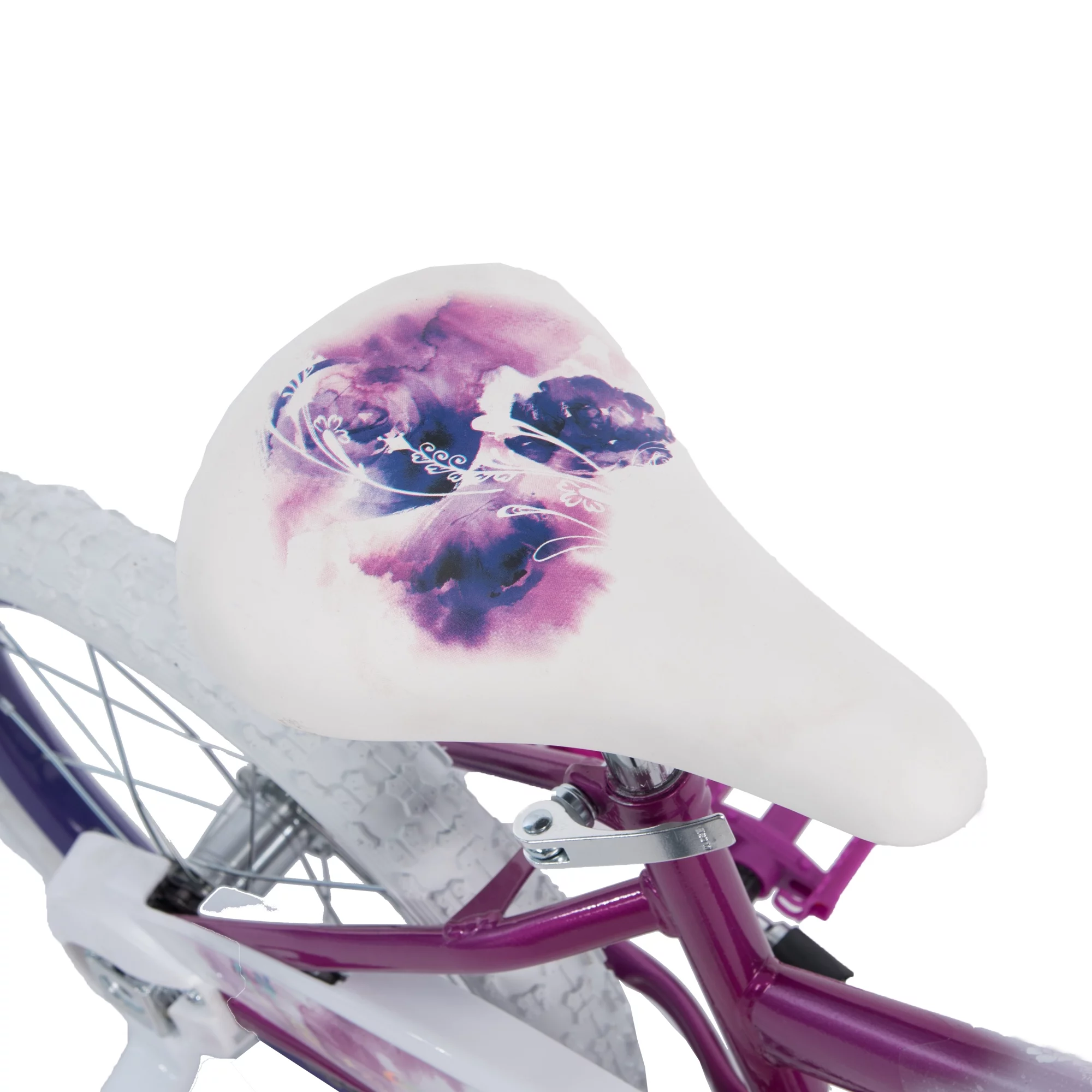 Huffy 16 in. Sea Star Kids Bike for Girls Ages 4 and up, Child, Metallic Purple - Womvr