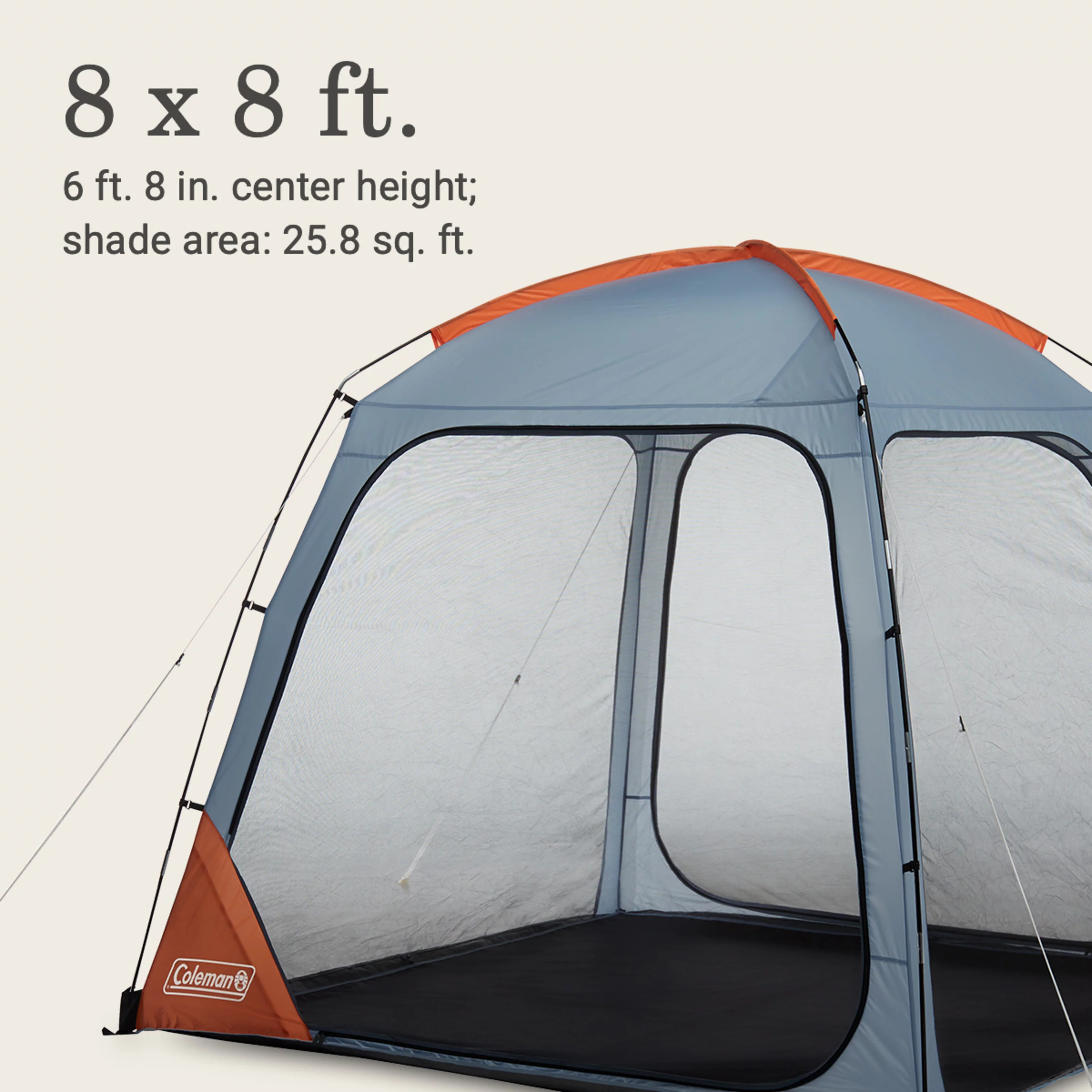 Coleman Skyshade 8 x 8 Screen Dome Tent - Womvr