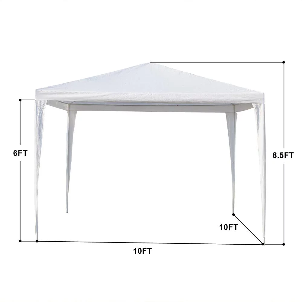 UBesGoo 10' x 10' Canopy Waterproof Party Tent Practical Outdoor Tent for Parties White - Womvr