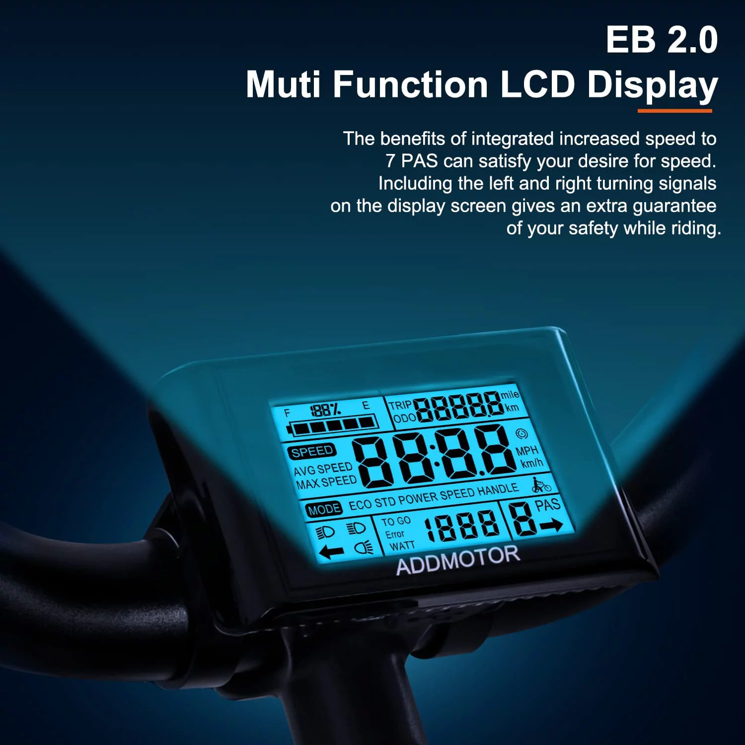 Addmotor 26 inch Electric Bicycles, 500W 48V 20AH UL Certified Battery Ebike, Commuter City Beach Electric Bike for Adults, 125Miles, E-53 White - Womvr