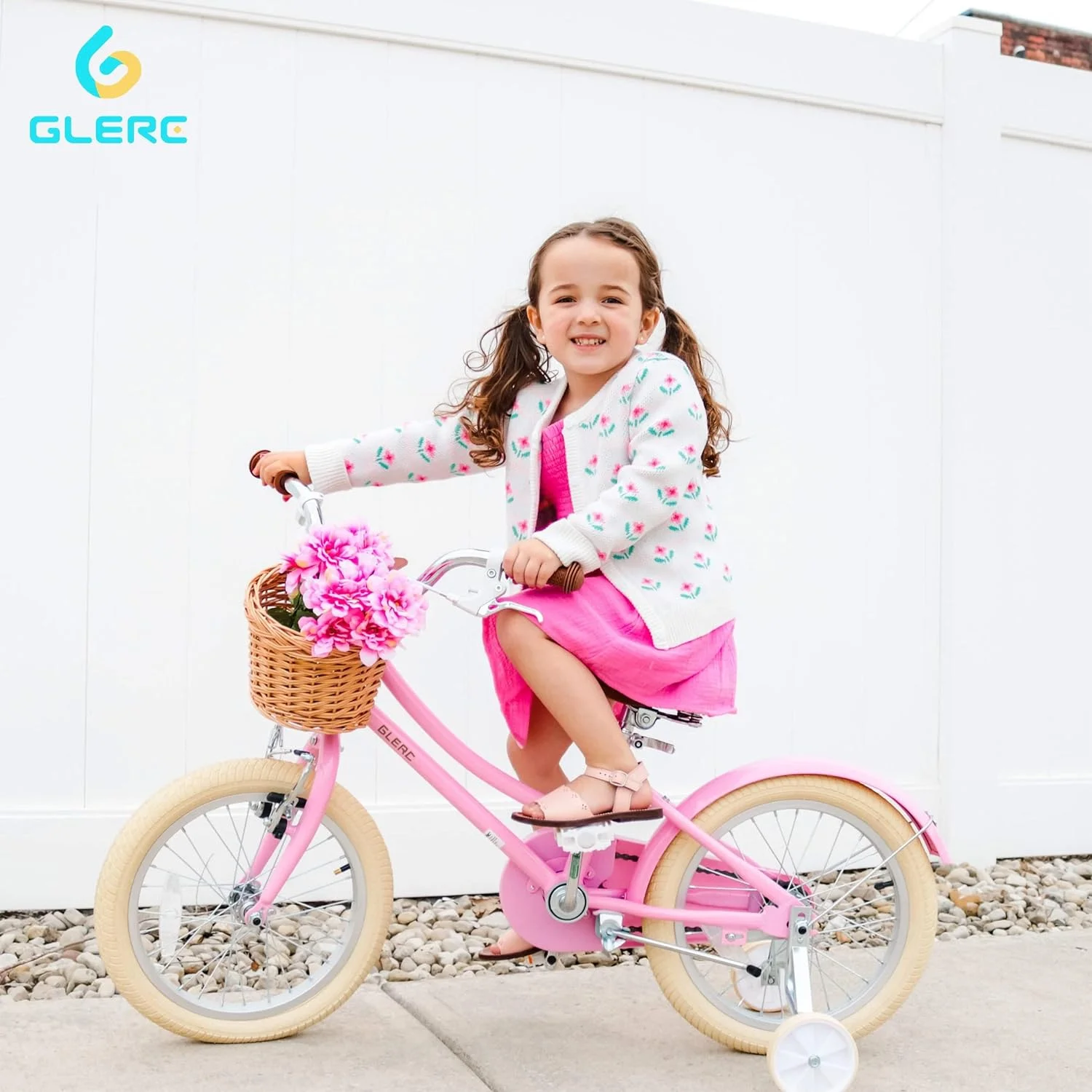 Glerc Little Molly 14 inch Kids Girls Bike for 3-5 Years Old Little Child,Yellow - Womvr