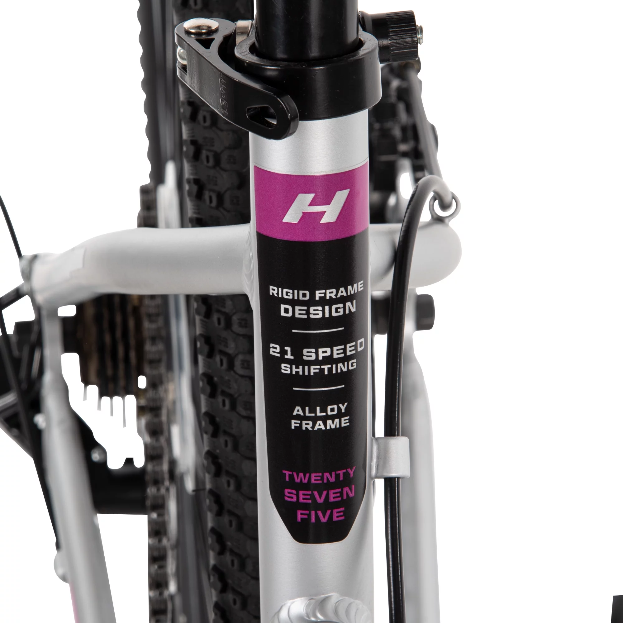 Huffy Rangeline Women's Mountain Bikes, 27.5 inch, Silver - Womvr