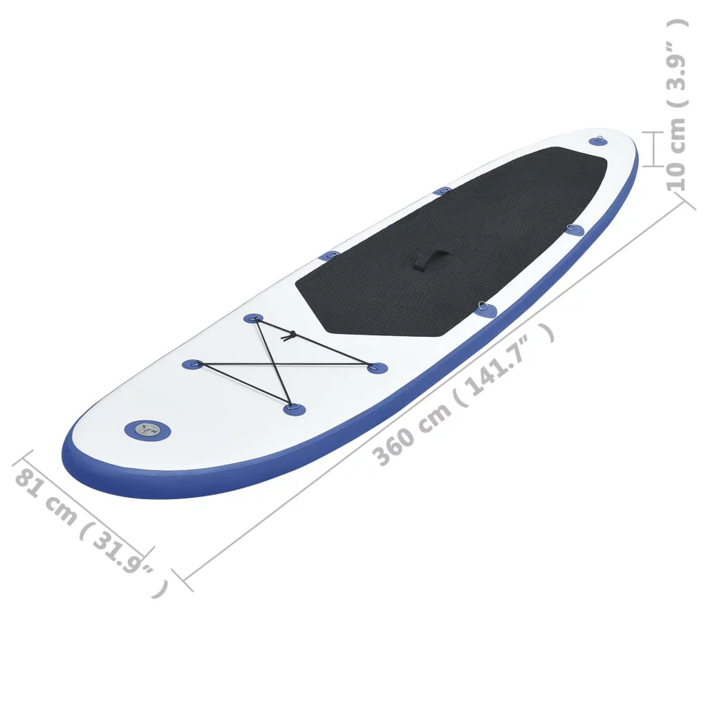 vidaXL Paddleboard Stand up Paddle Board Inflatable Paddle Board Sup Surboard - Womvr