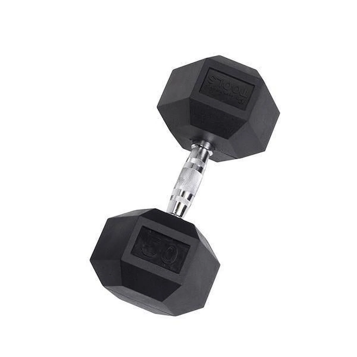 Rubber Coated Hex Dumbbells 55 lb. - Womvr