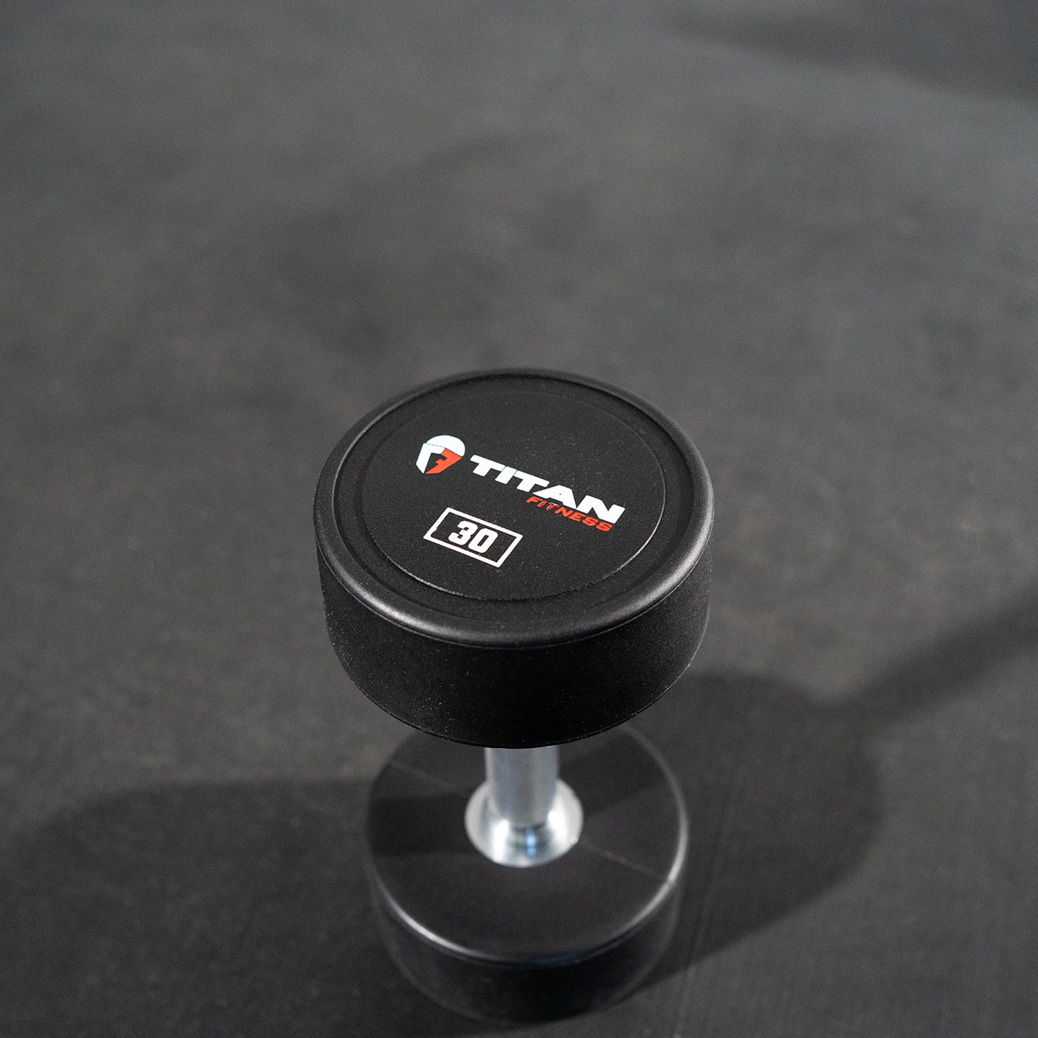 Titan Fitness 25 lb. Pair Round Urethane Dumbbells - Womvr