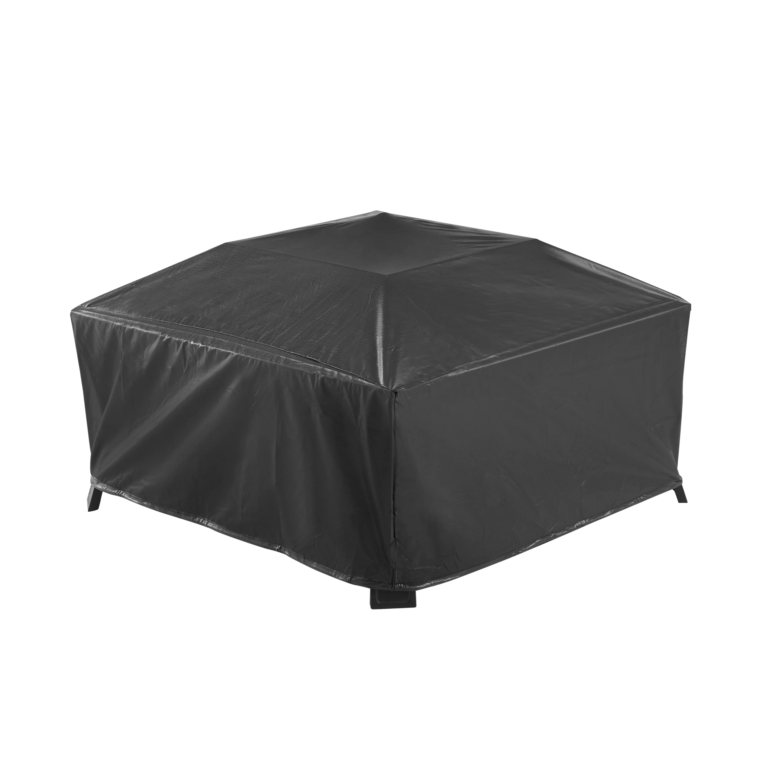 Mainstays Greyson 30�� Square Wood Burning Fire Pit with Mesh Screen, Steel Fire Pit - Womvr