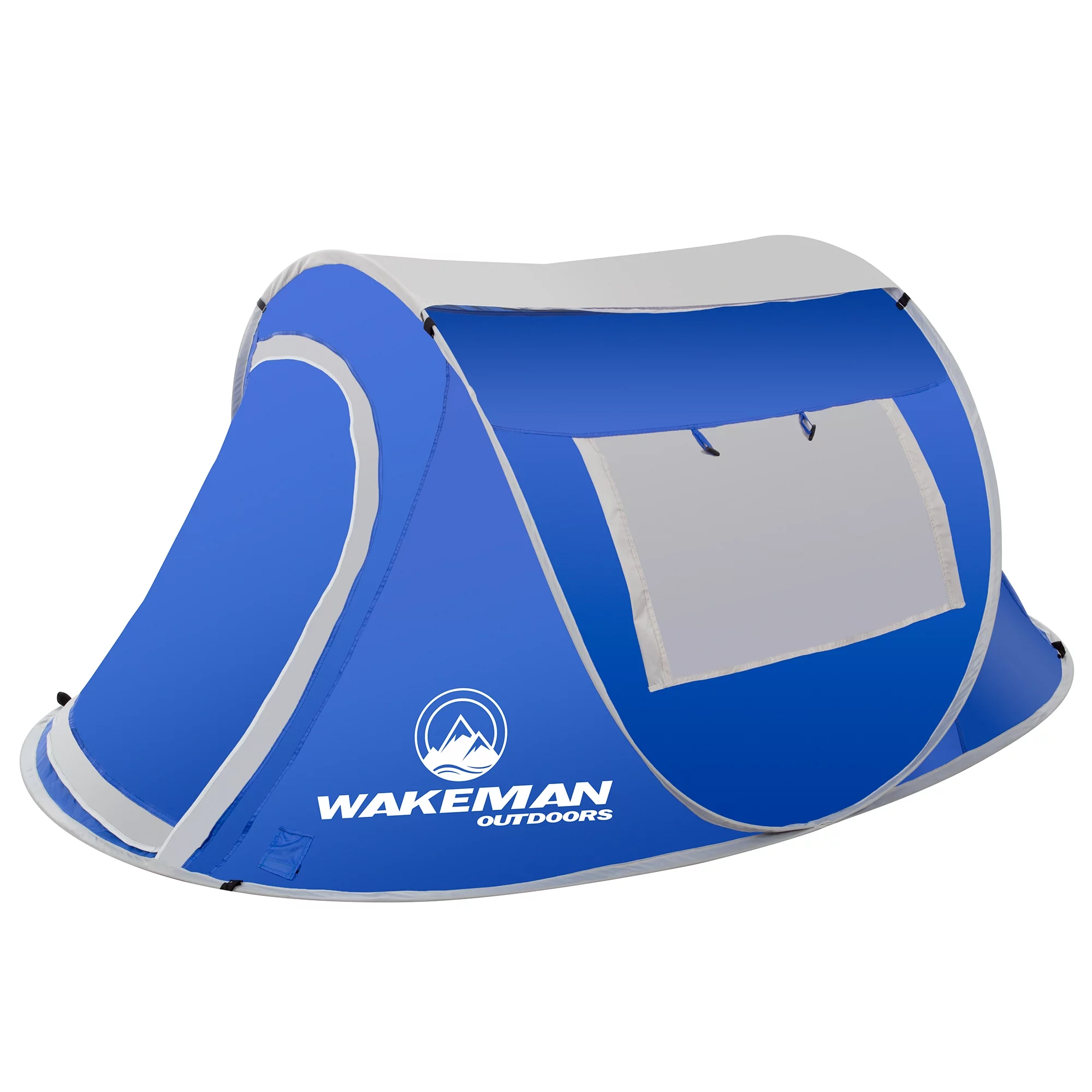 Wakeman Outdoors Water-Resistant 2-Person Pop-up Tent (Blue) - Womvr