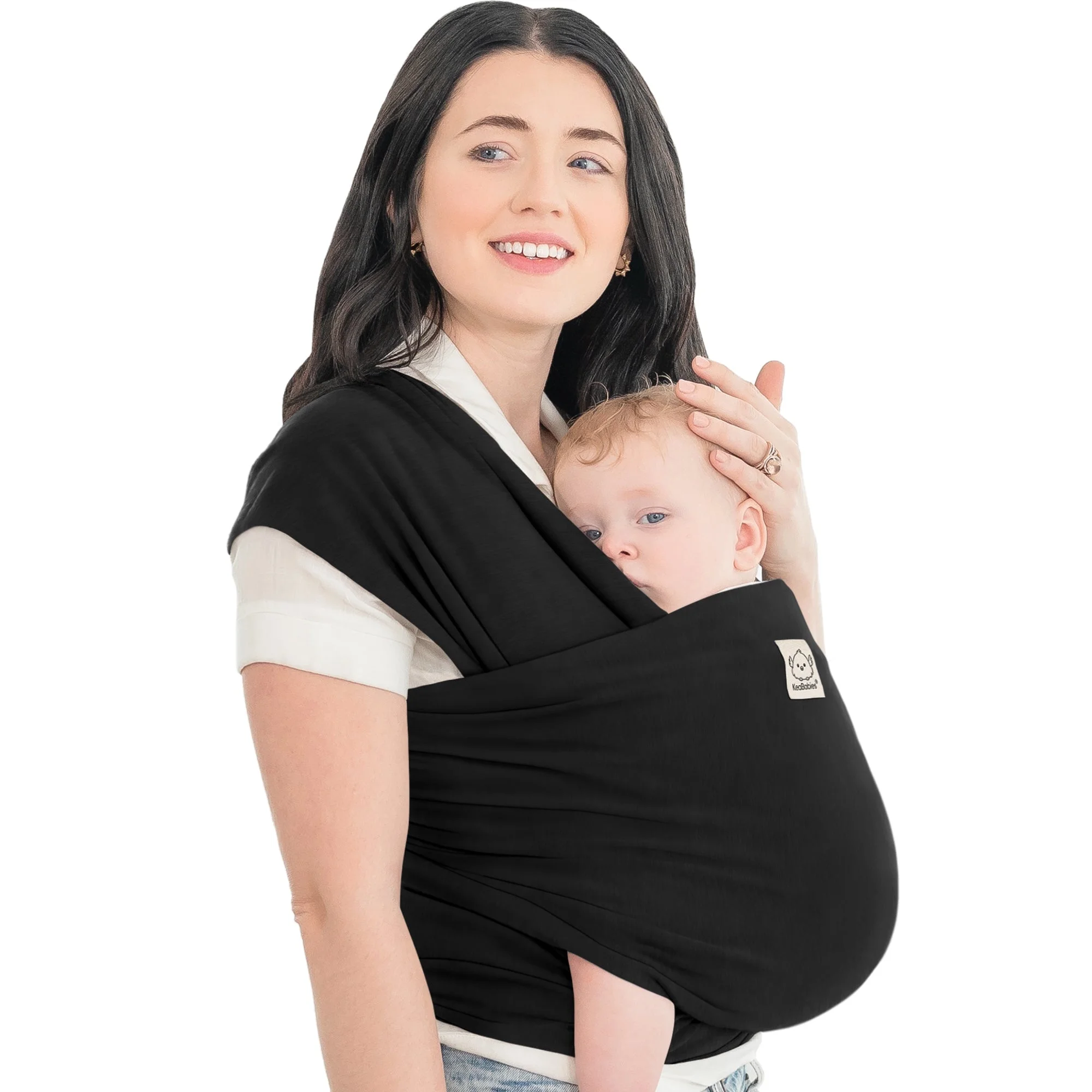 KeaBabies Original Baby Wraps Carrier, Baby Sling Carrier for Newborn Boy, Girl up to 35lbs - Womvr