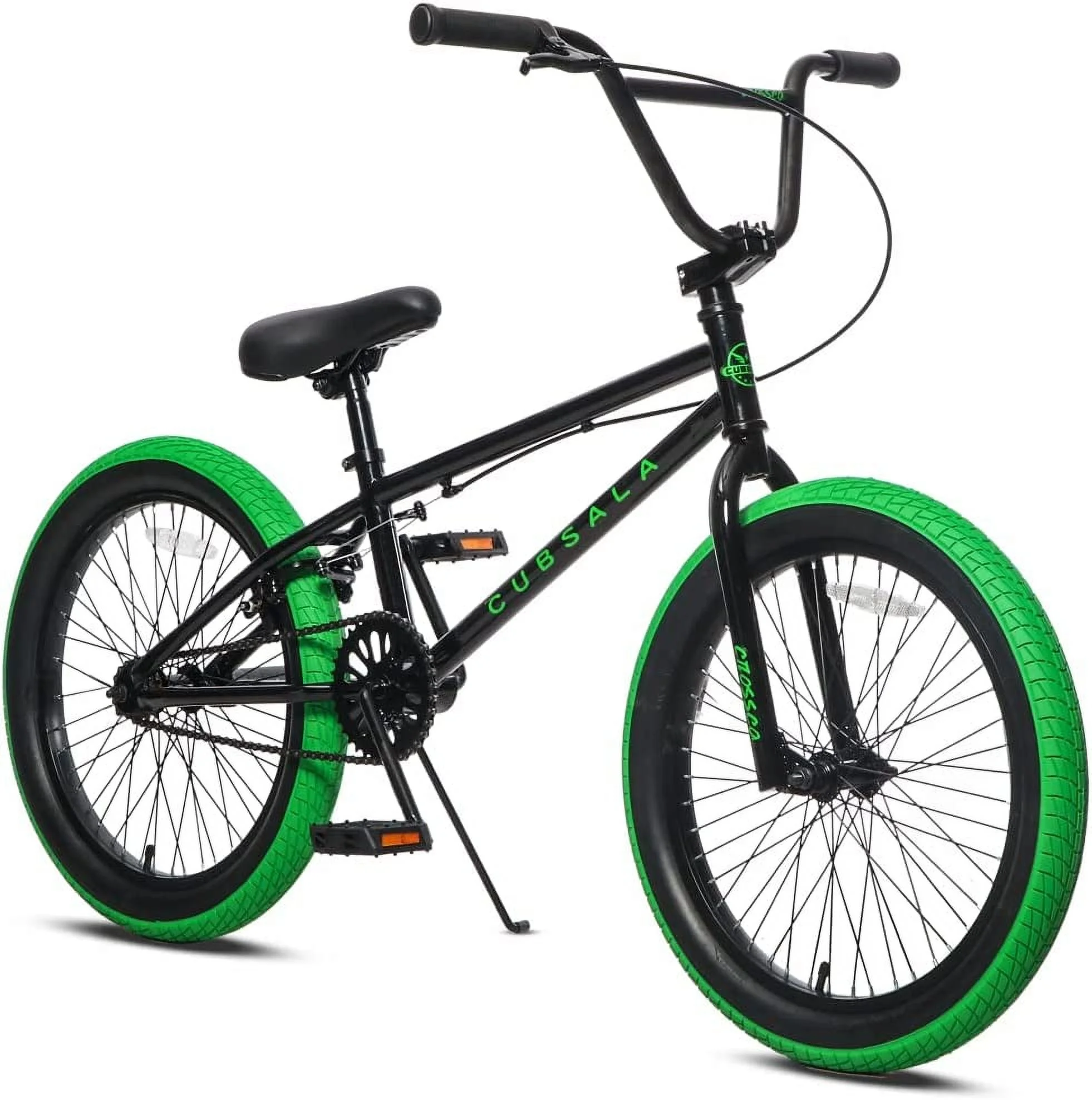 cubsala 20 in Kids BMX Bike Freestylefor Age 6-14 Years Old Boys Girls with 4 Pegs, Blue - Womvr