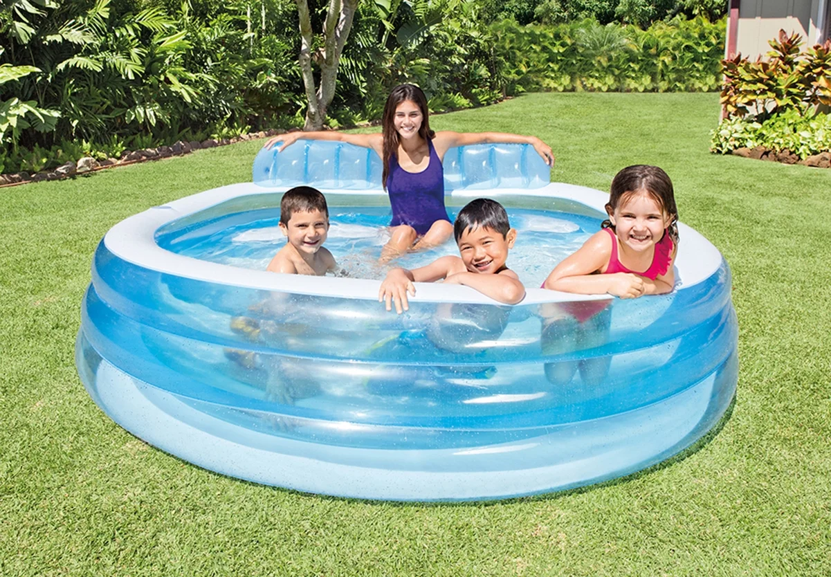 Intex Inflatable Swim Center Family Lounge Pool, 90