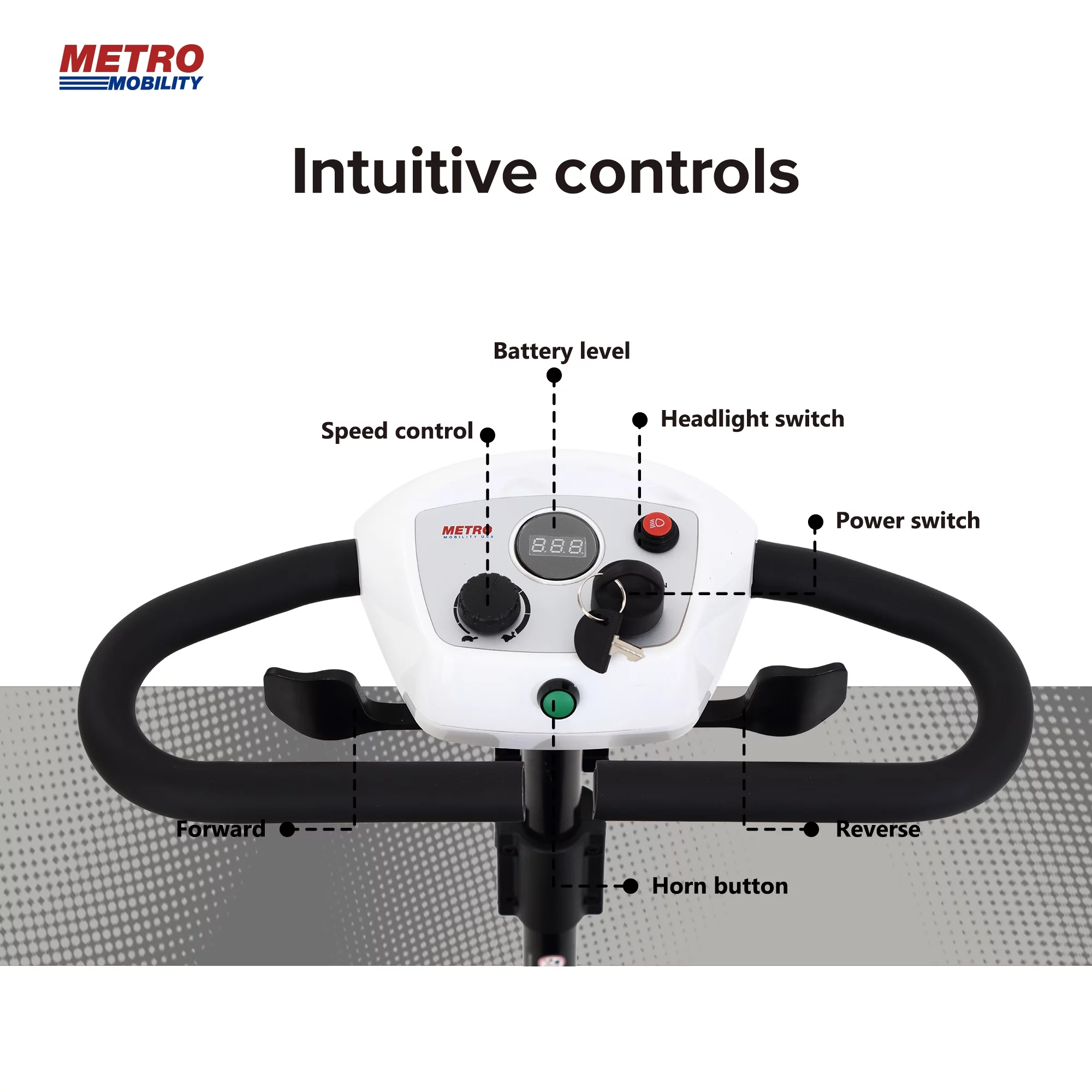 Metro Mobility Elderly Scooter Folding Scooter Adults 4 Wheel Scooter . - Womvr