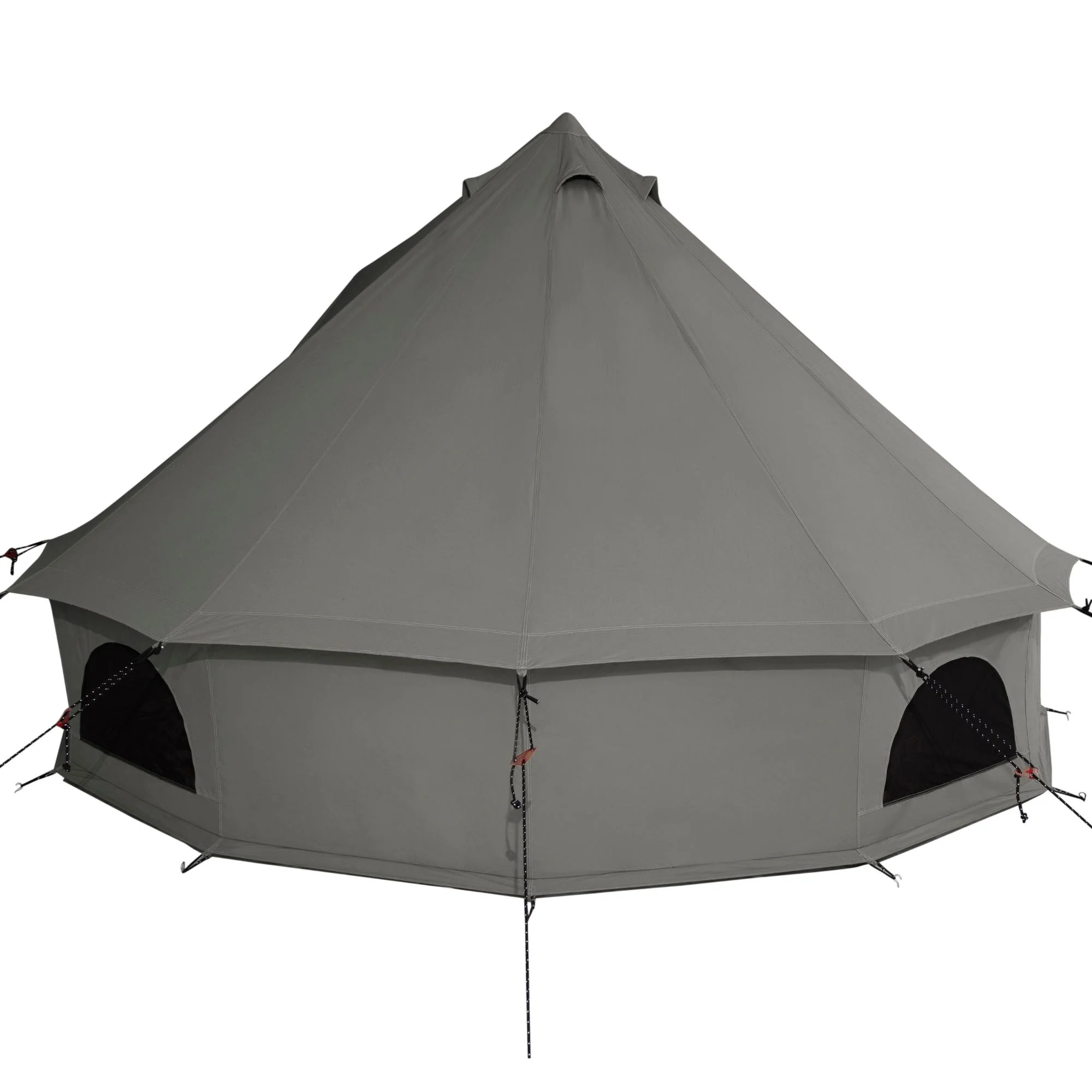 WHITEDUCK Regatta Canvas Bell Tent w/Stove Jack, Sandstone Beige, 13', Water Repellent 4-Season Camp - Womvr