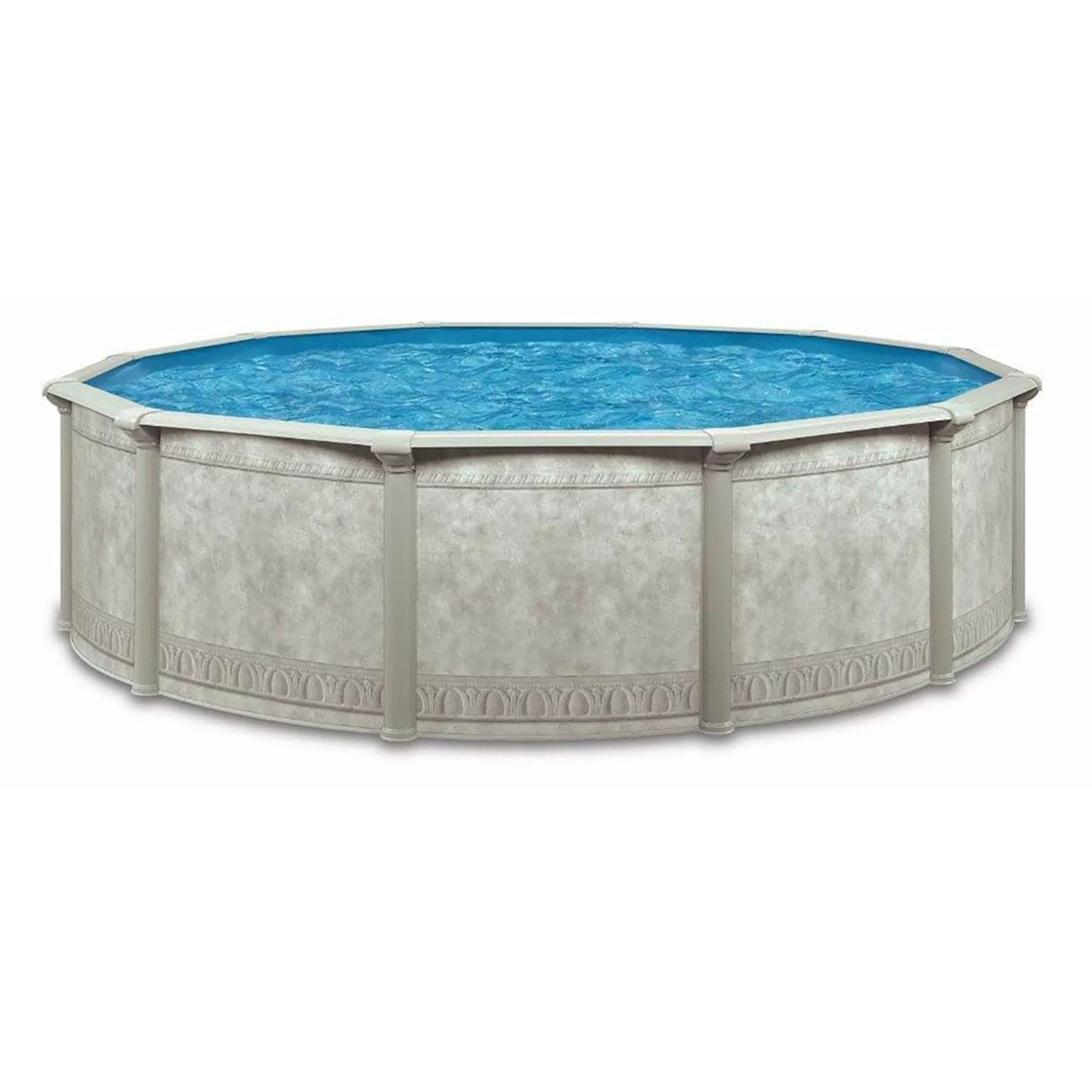 Aquarian Khaki Venetian 18ft x 52in Above Ground Swimming Pool Package - Womvr