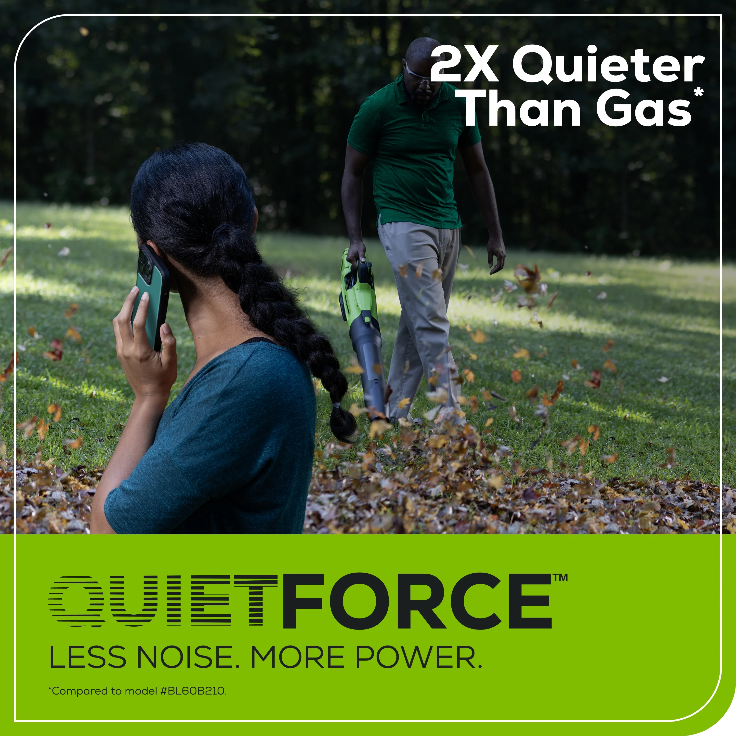 Greenworks 60V 630 CFM 170 MPH Leaf Blower with 2.5 Ah Battery & 3 Amp Charger 2429902 - Womvr