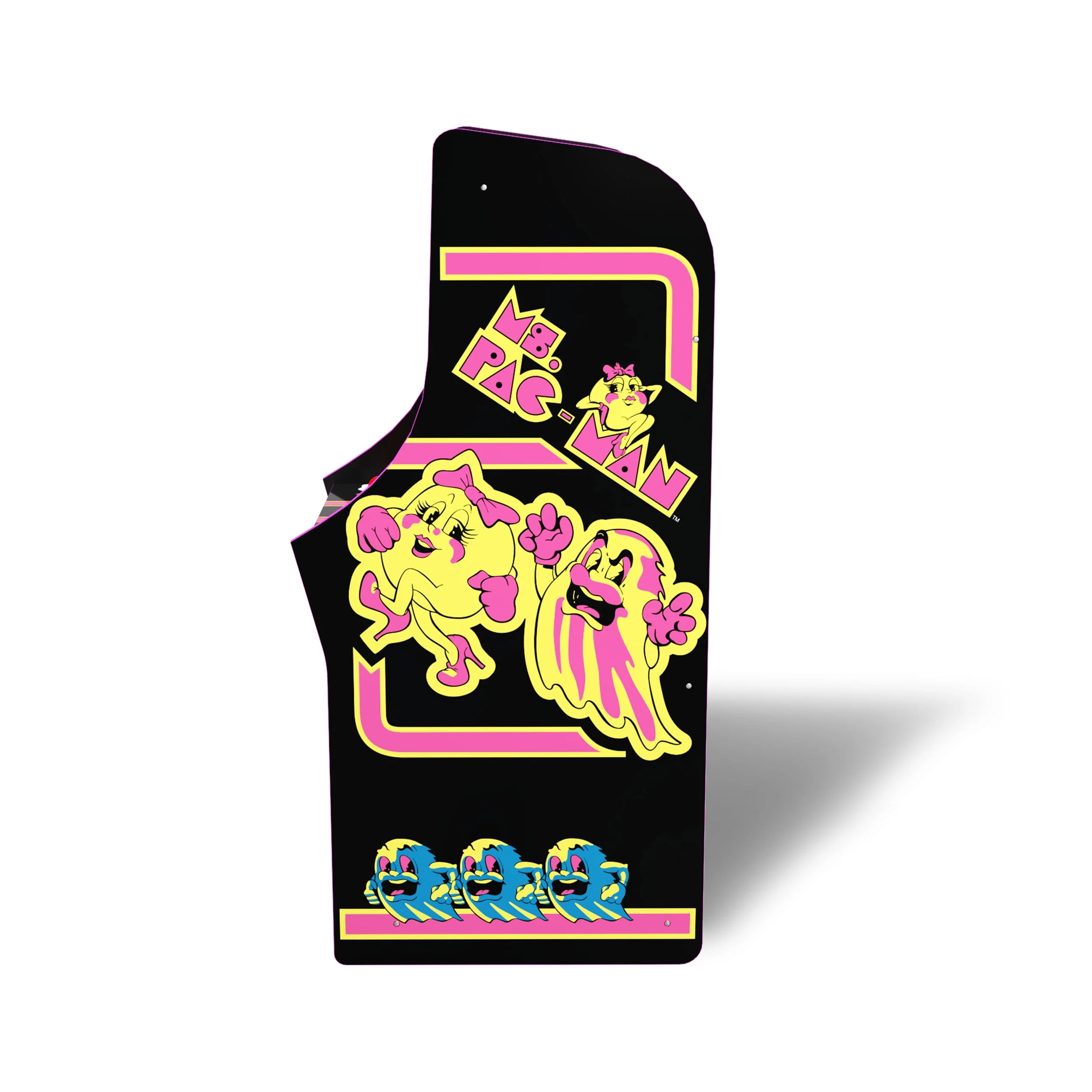 Arcade1Up Ms. PAC-MAN Classic Arcade Game, built for your home, 4-foot-tall stand-up cabinet, 14 classic games, and 17-inch screen - Womvr