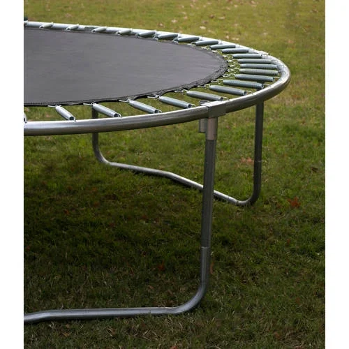 JumpKing Oval 8' x 11.5' Trampoline, with Enclosure, Blue/Green - Womvr