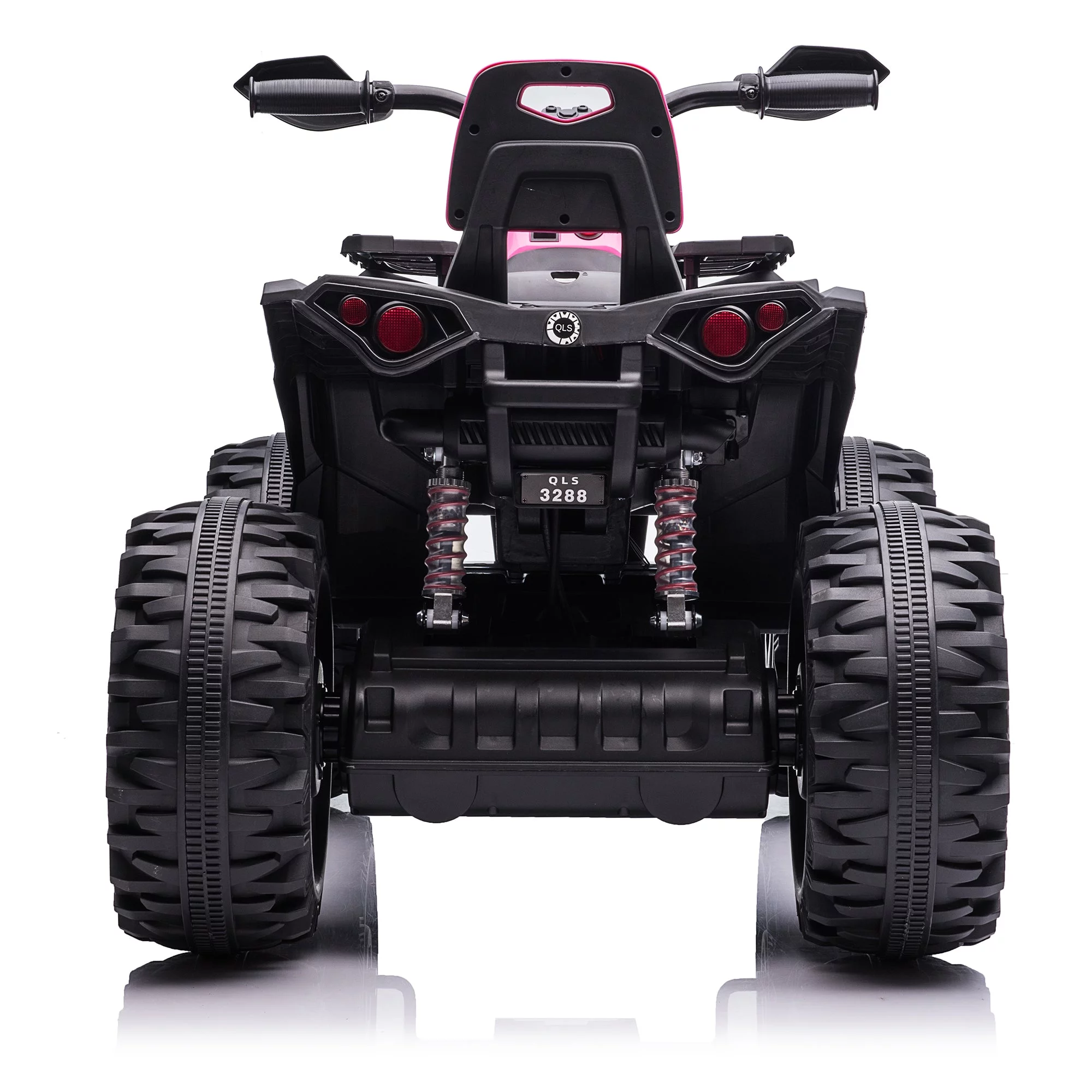 4x4 Kids Ride on ATV, 2 Seater 24 Volt Ride on Toys, 800W 4-Wheeler Quad Car for Big Kids, Black - Womvr