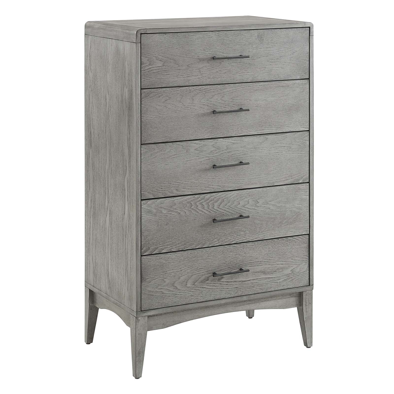 Modway Georgia Wood Chest in Gray - Womvr