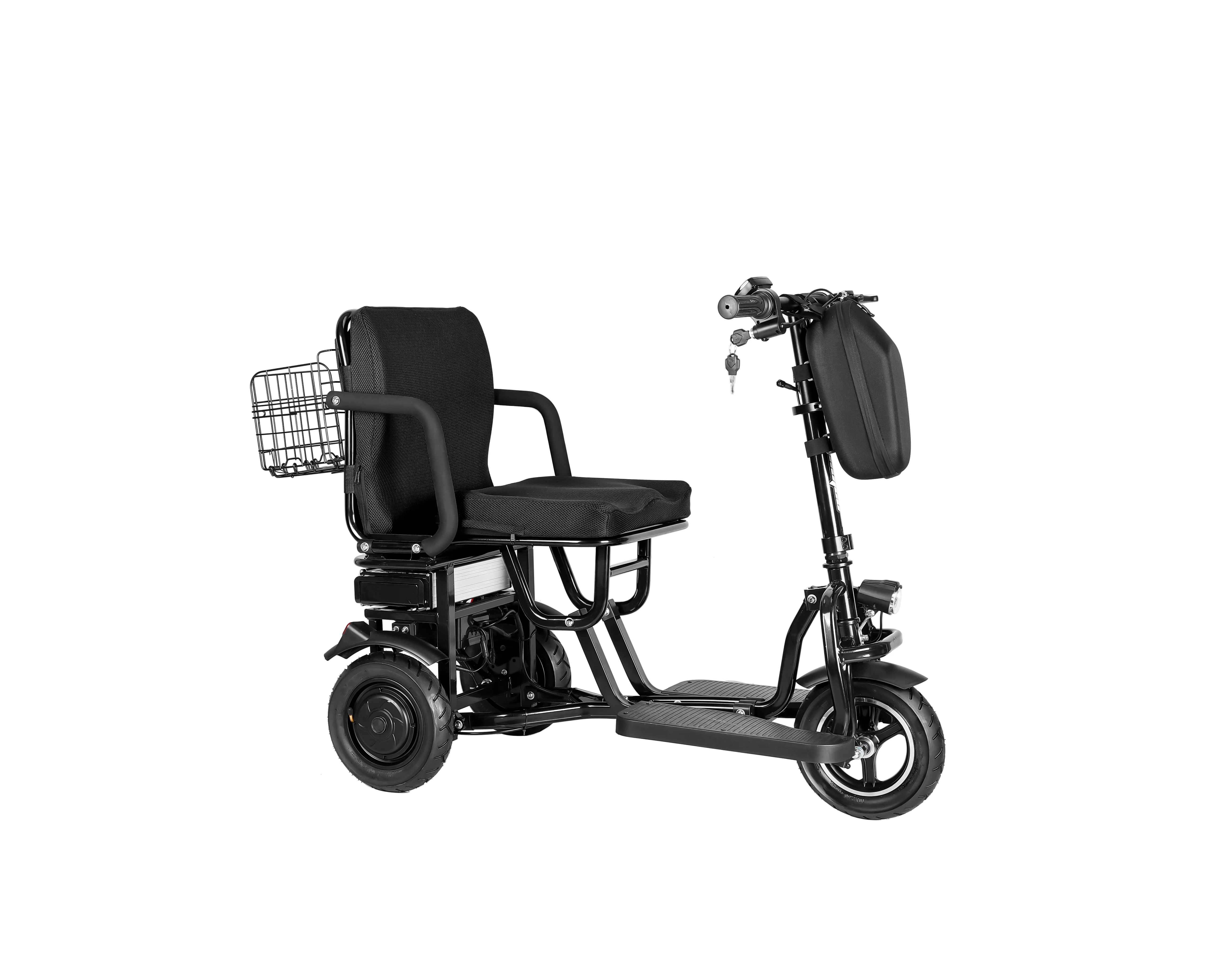 Folding Mobility Electric Scooter 48v 700w Dual Motor Lithium Battery 42*22*33(Inch) - Womvr