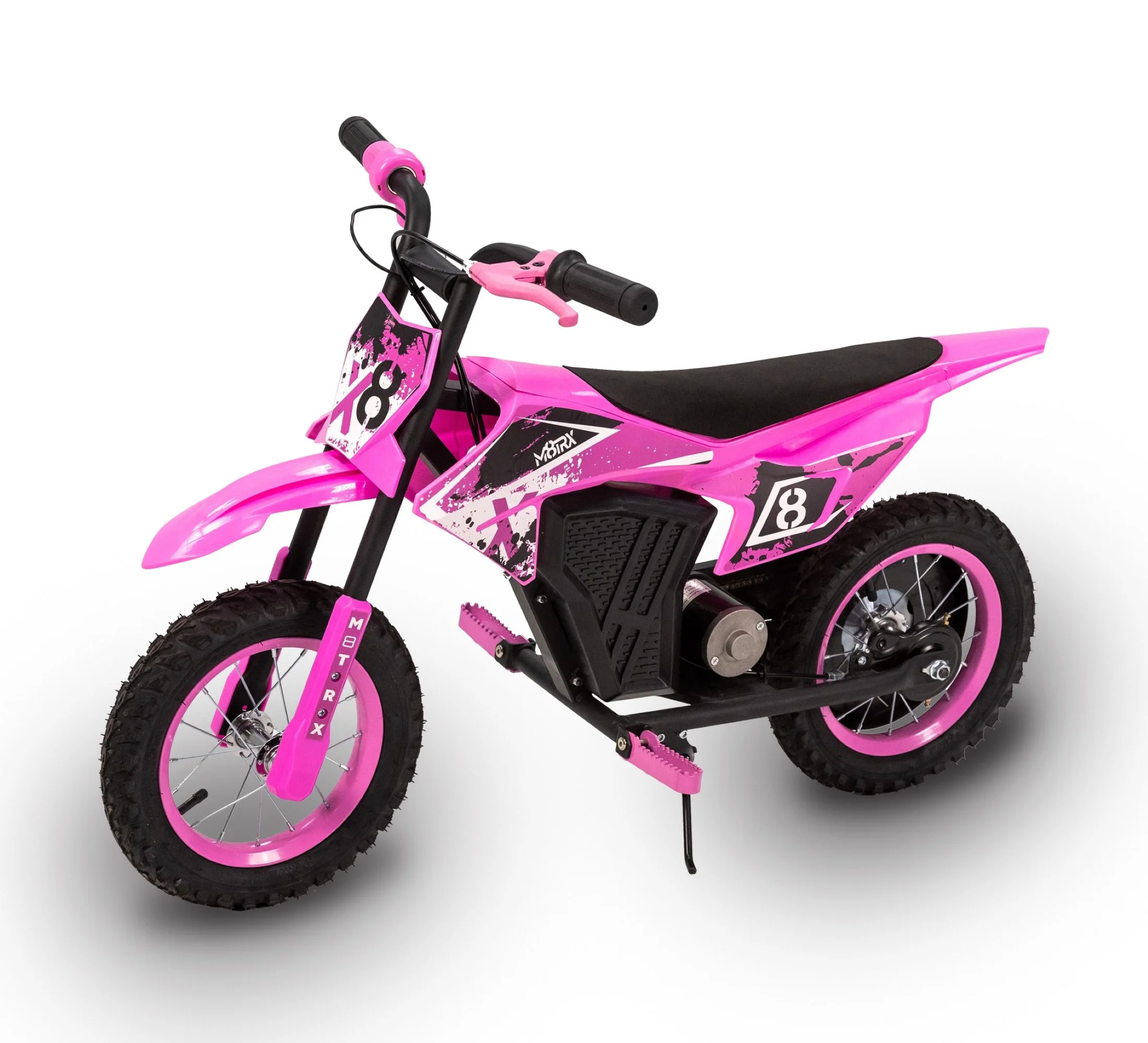 M8TRX 12V Mini Electric Child Dirt Bike, Battery Powered Toy Motorcycle, Kids Ride On, Ages 5 Years and Up, Green - Womvr