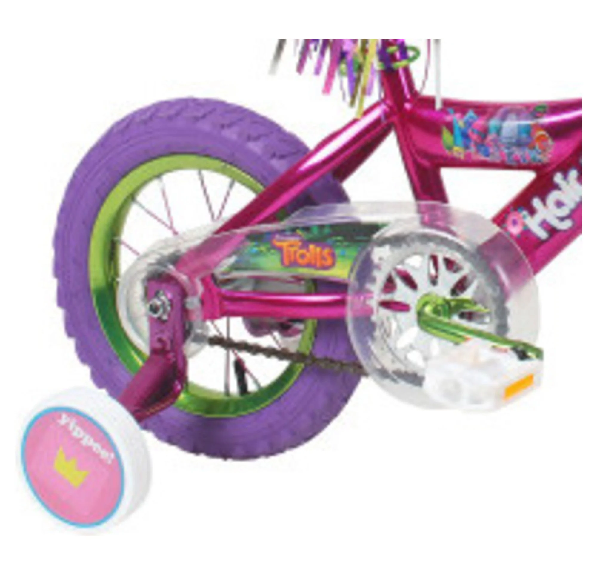 Dynacraft Trolls 12-Inch Girls BMX Bike For Age 3-5 Years - Womvr